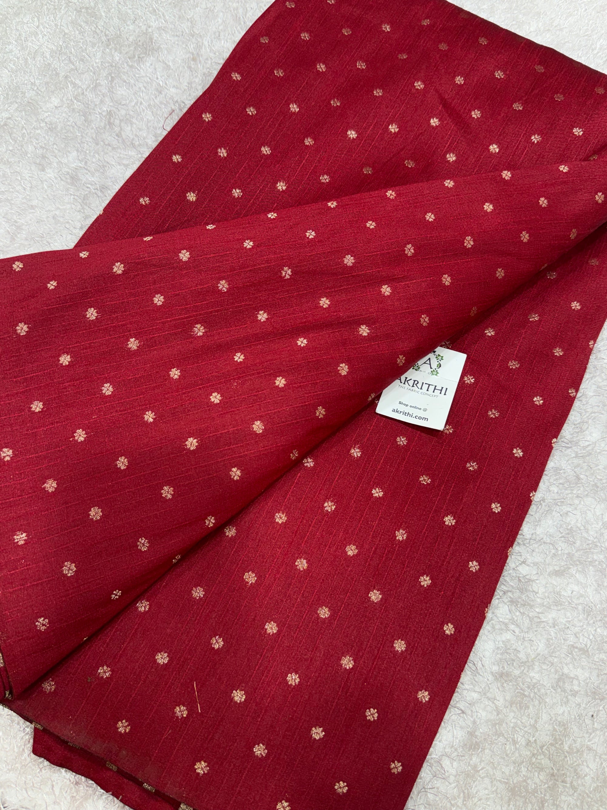 Semi Banarasi raw silk fabric
