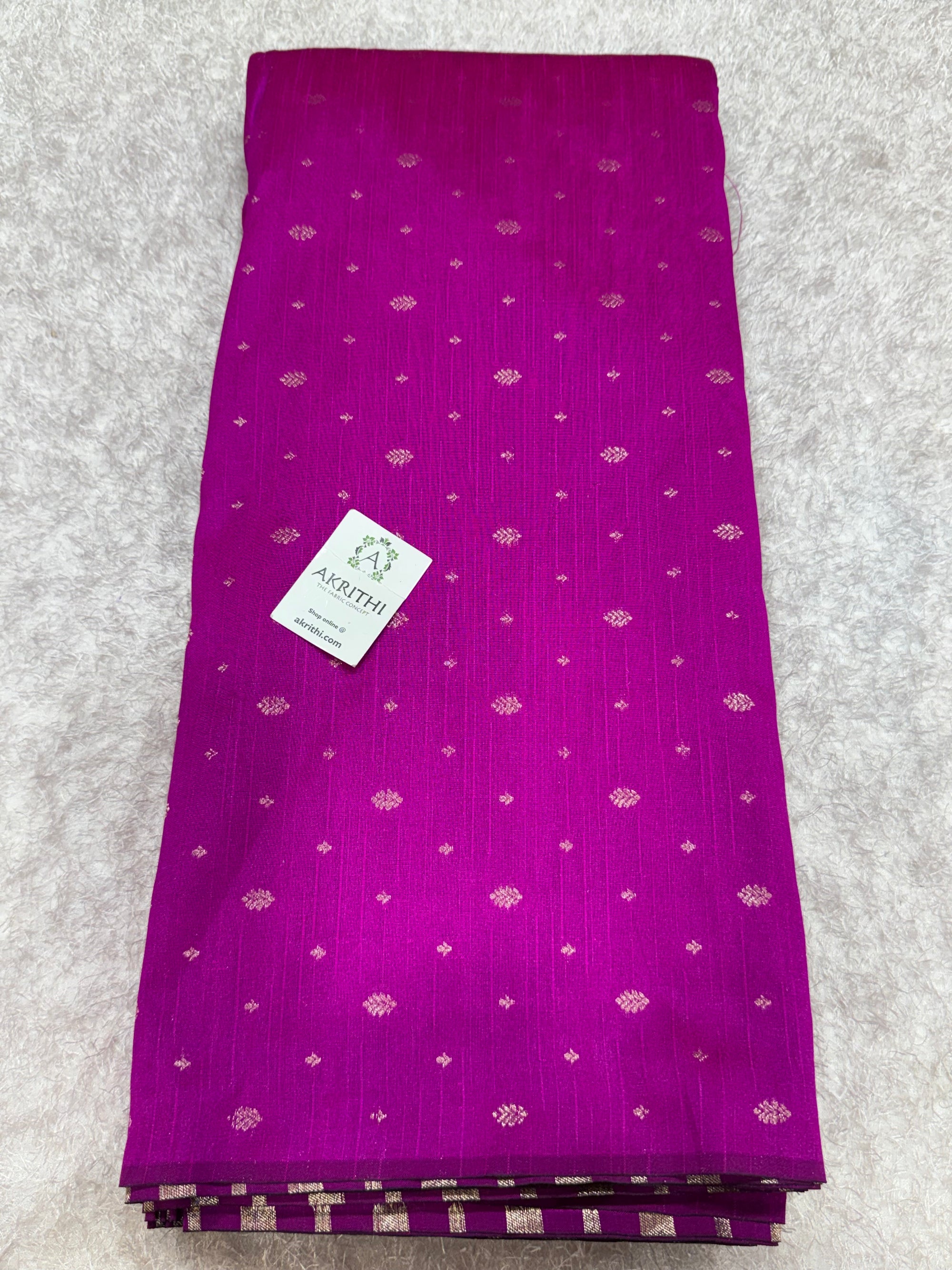 Semi Banarasi raw silk fabric