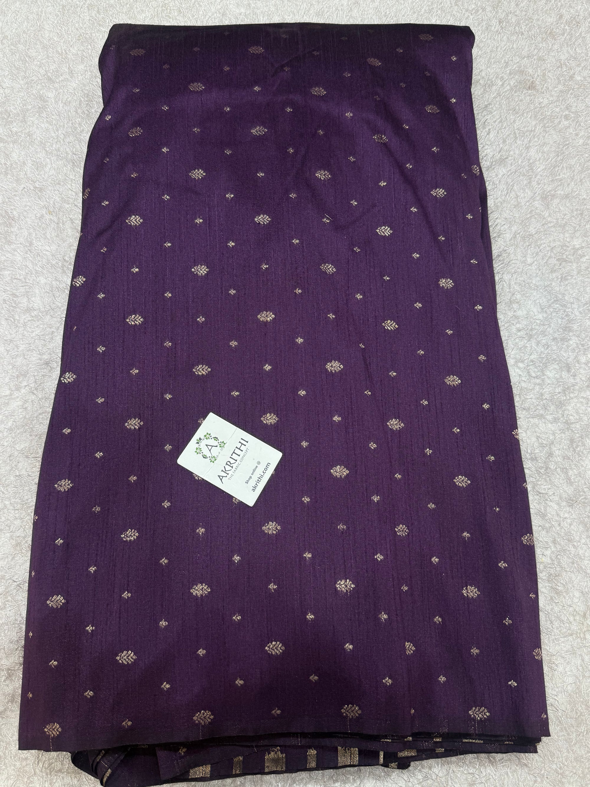 Semi Banarasi raw silk fabric