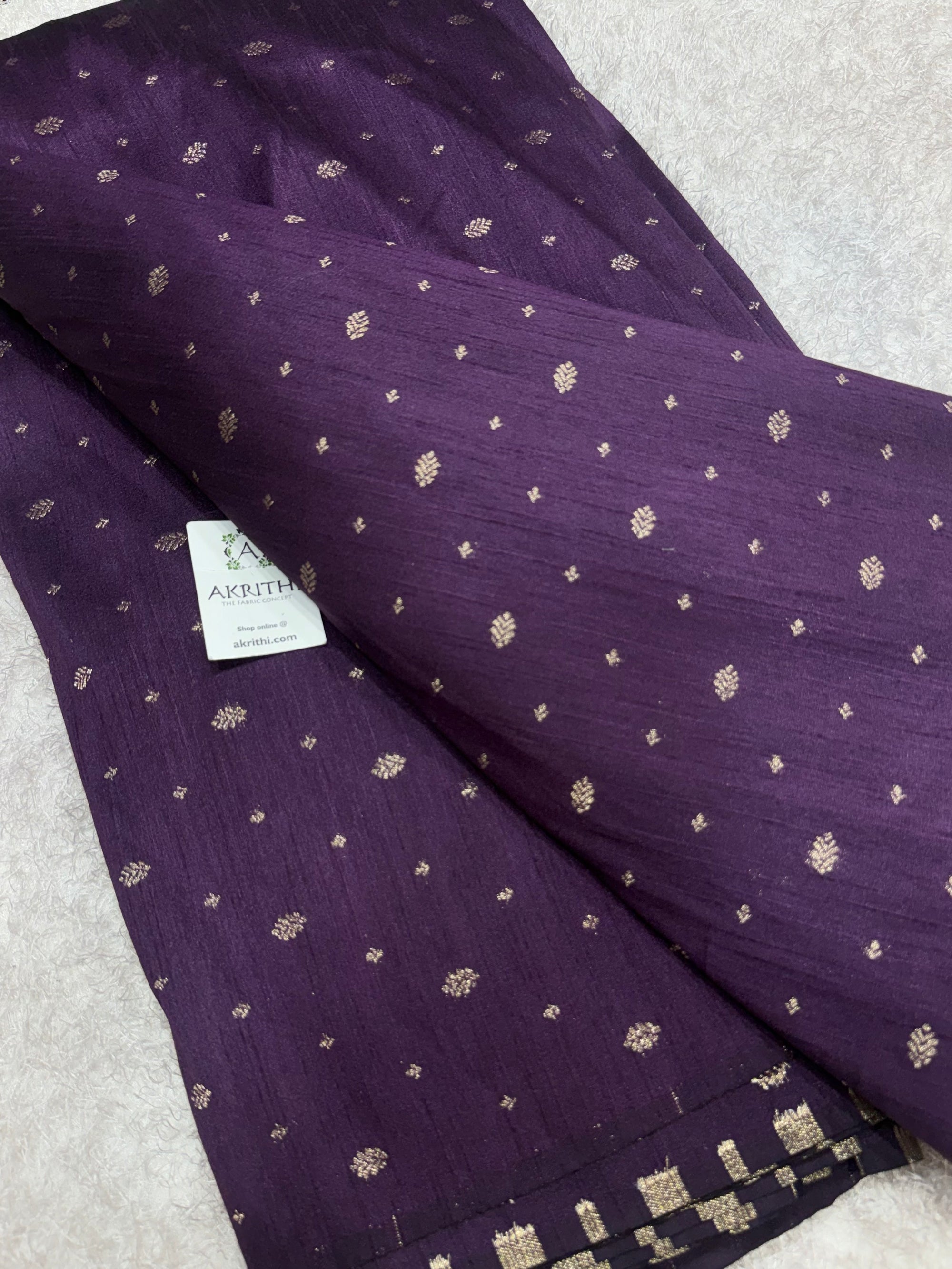 Semi Banarasi raw silk fabric