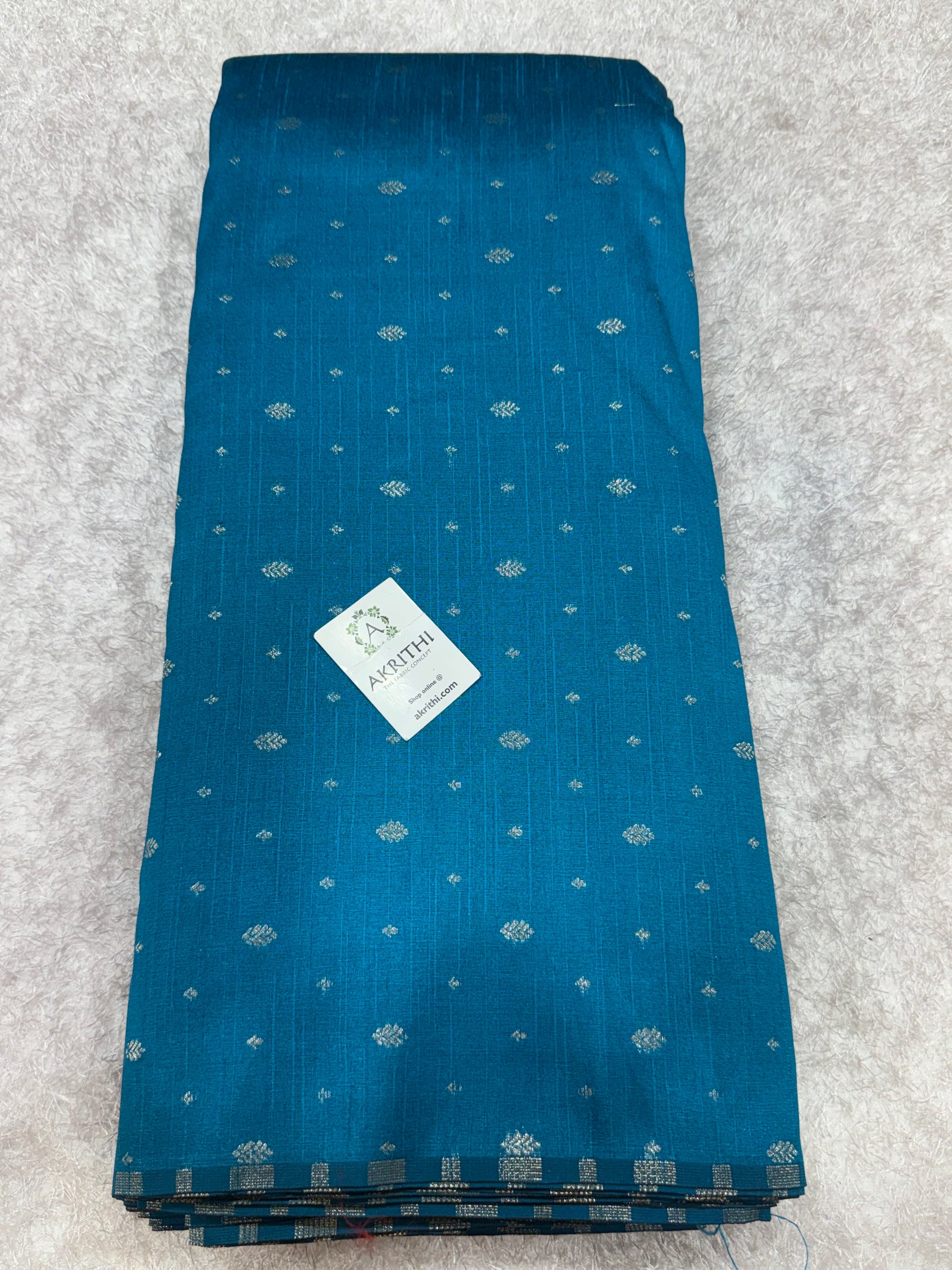 Semi Banarasi raw silk fabric