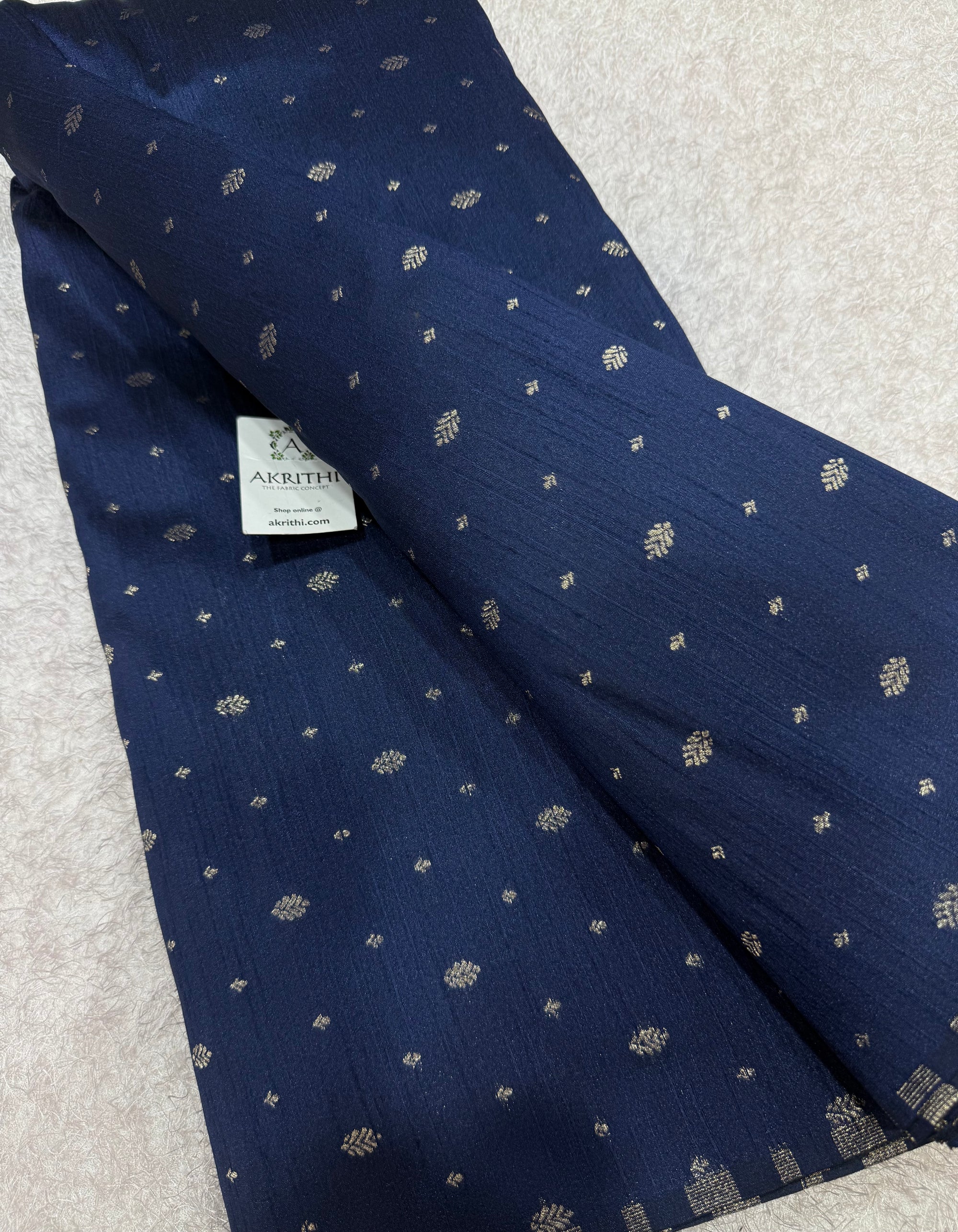 Semi Banarasi raw silk fabric