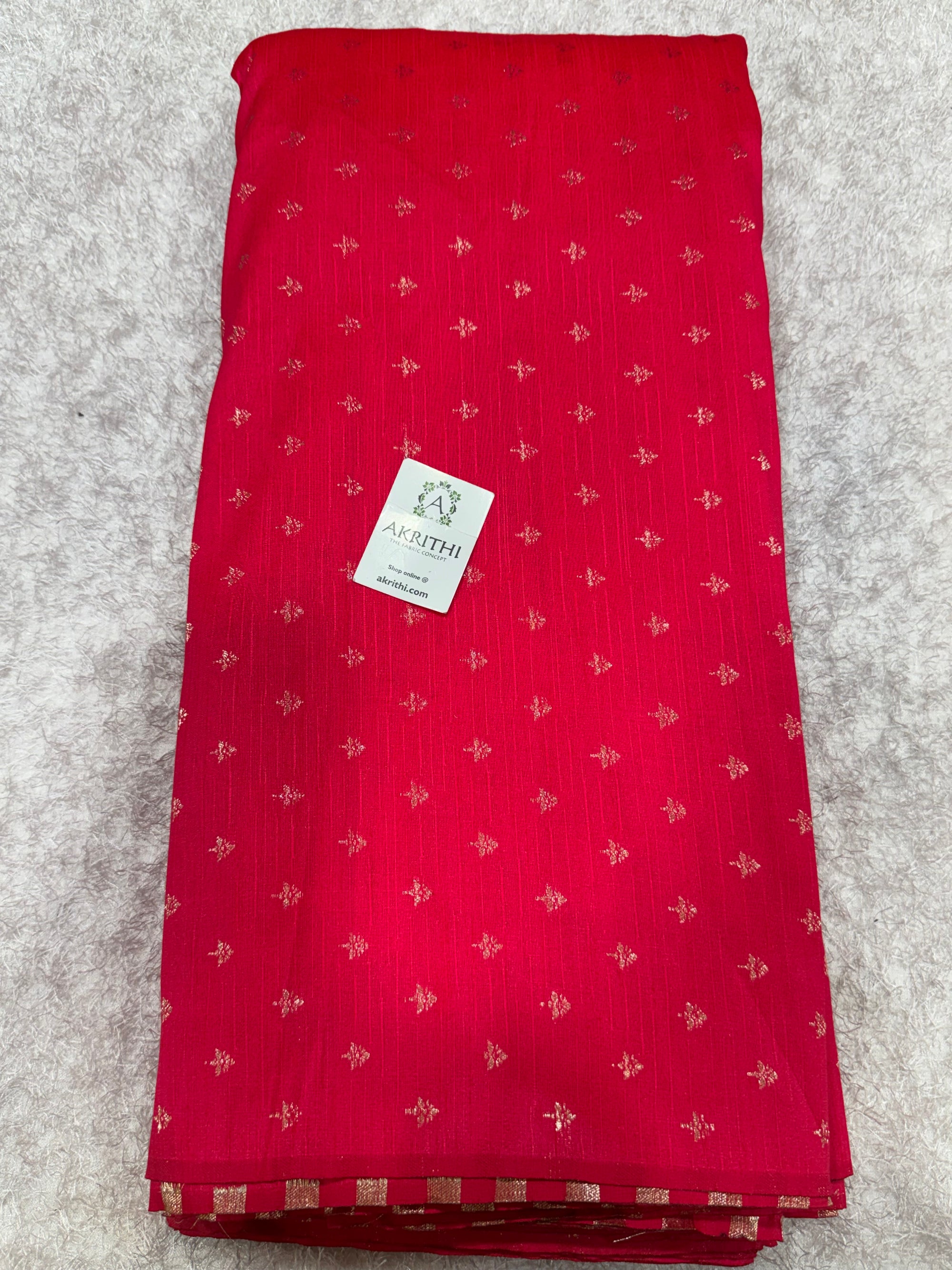 Semi Banarasi raw silk fabric