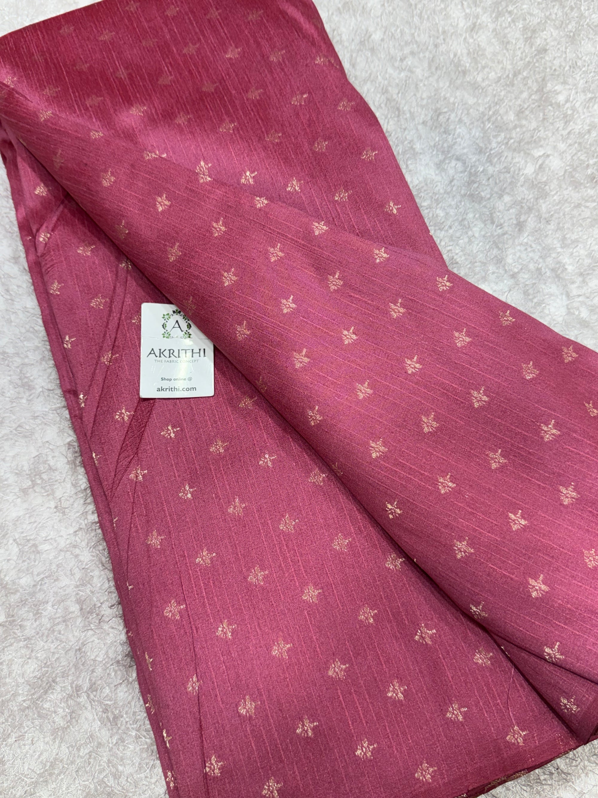 Semi Banarasi raw silk fabric