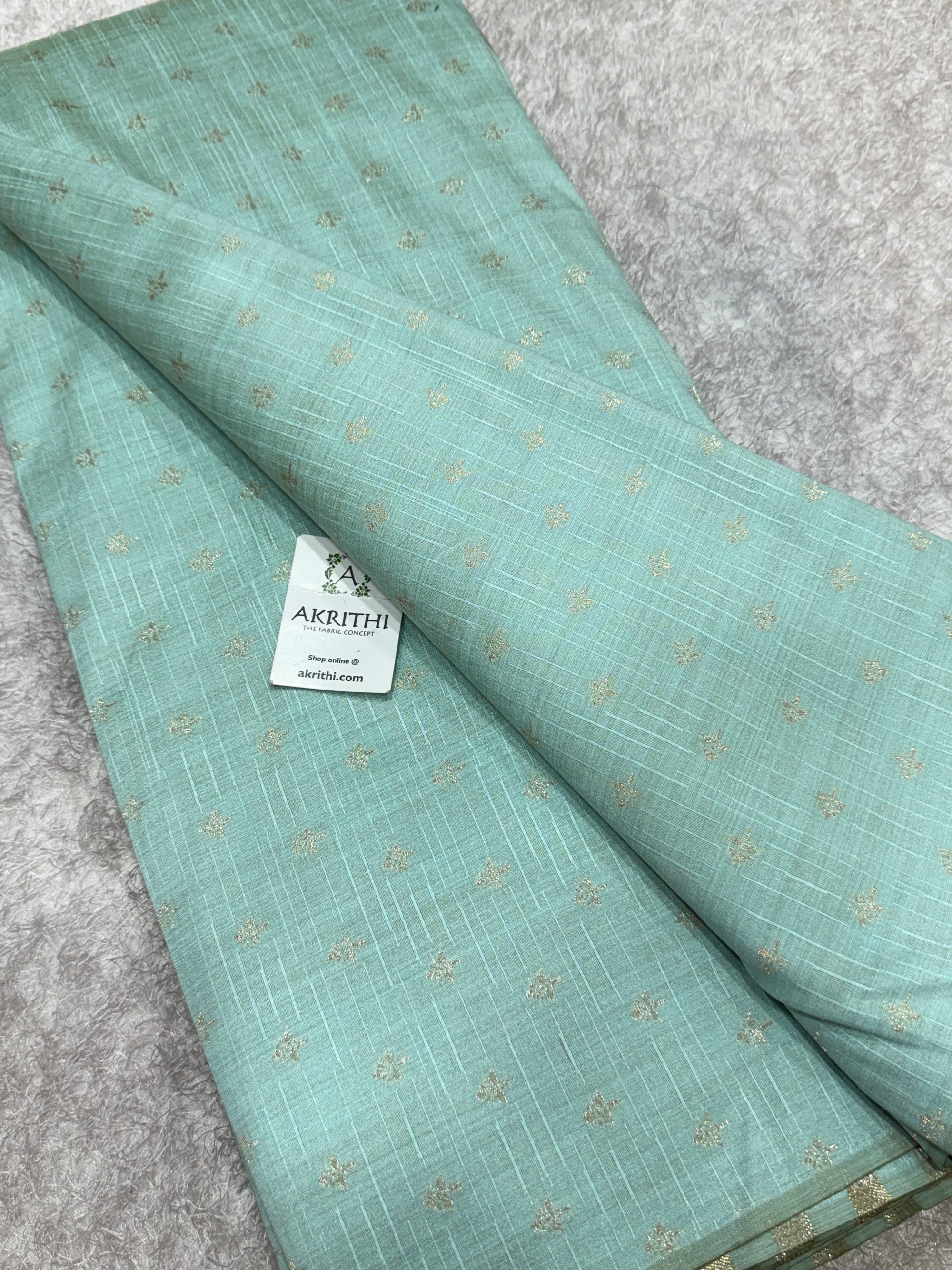 Semi Banarasi raw silk fabric