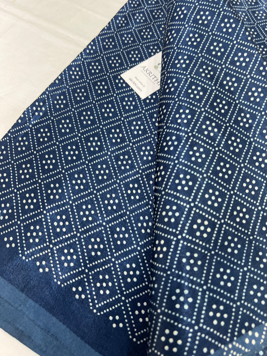 Printed mashru fabric