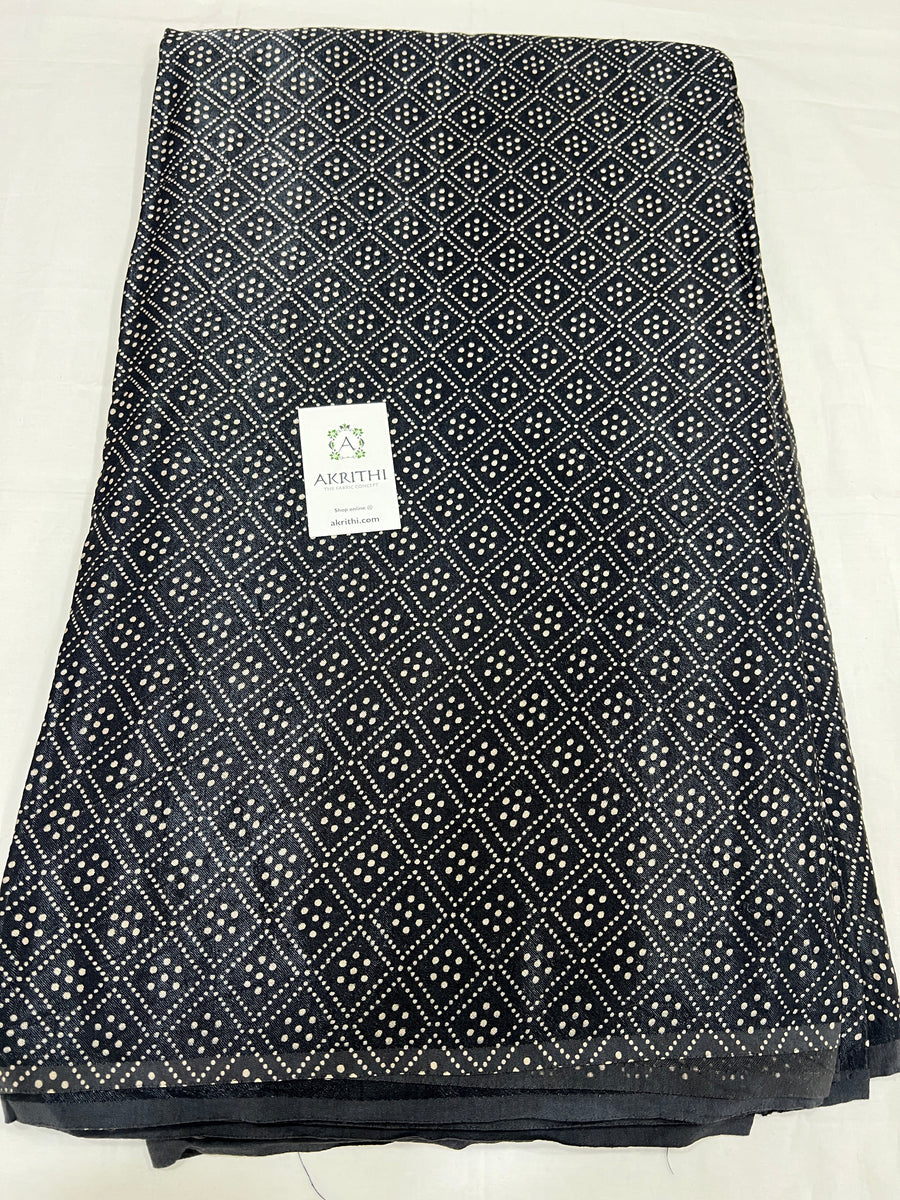 Printed mashru fabric