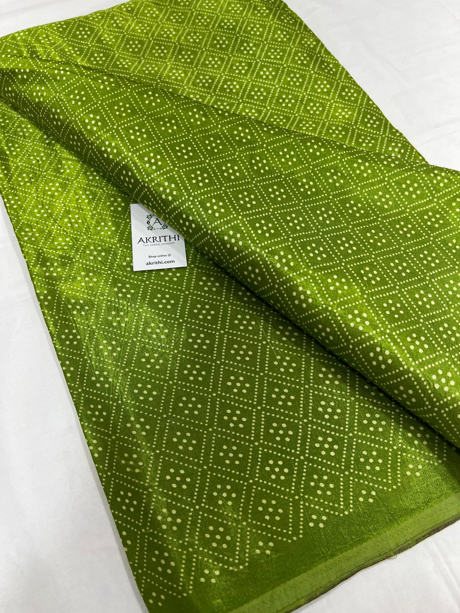 Printed mashru fabric