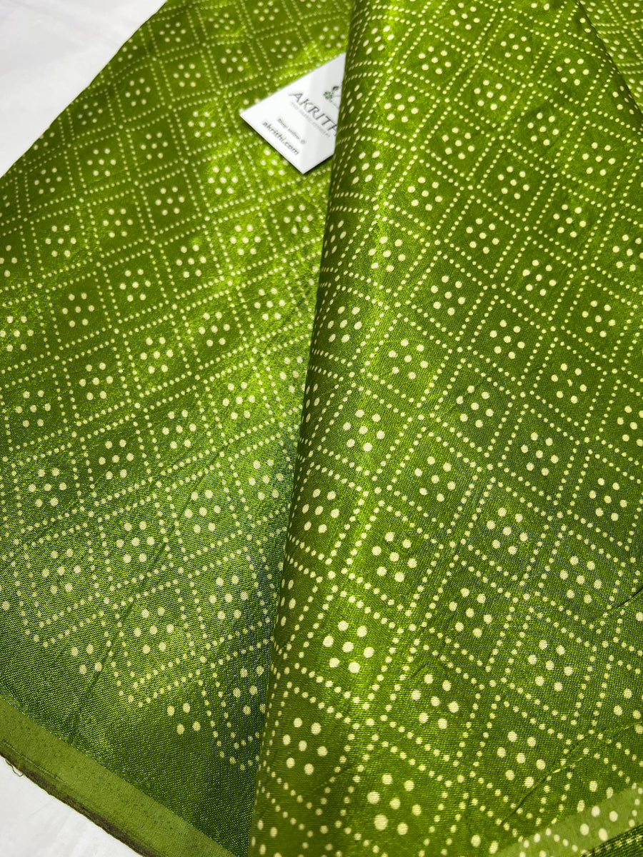 Printed mashru fabric