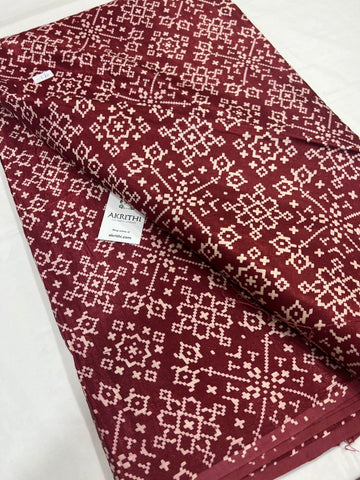 Printed mashru fabric