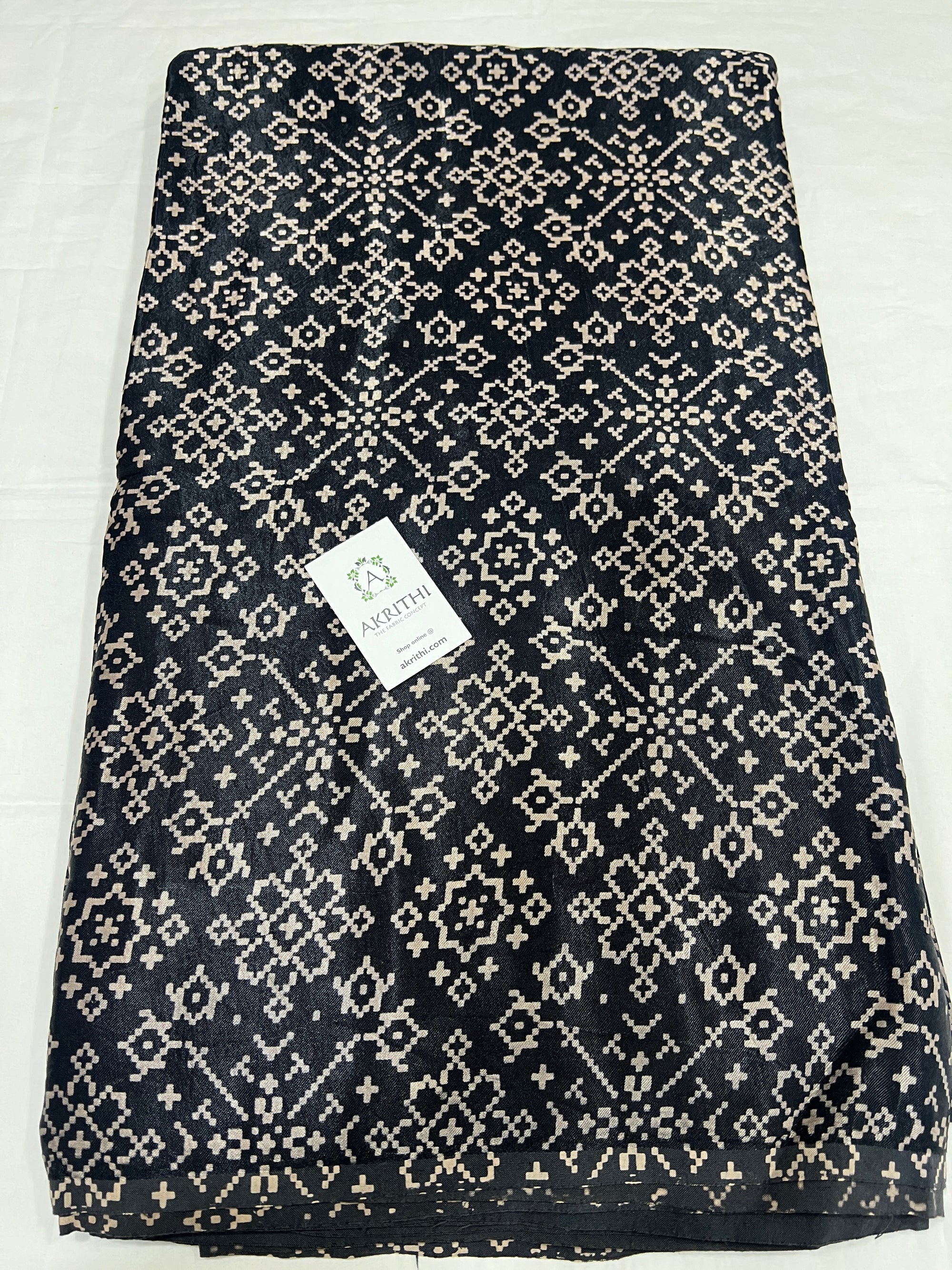 Printed mashru fabric