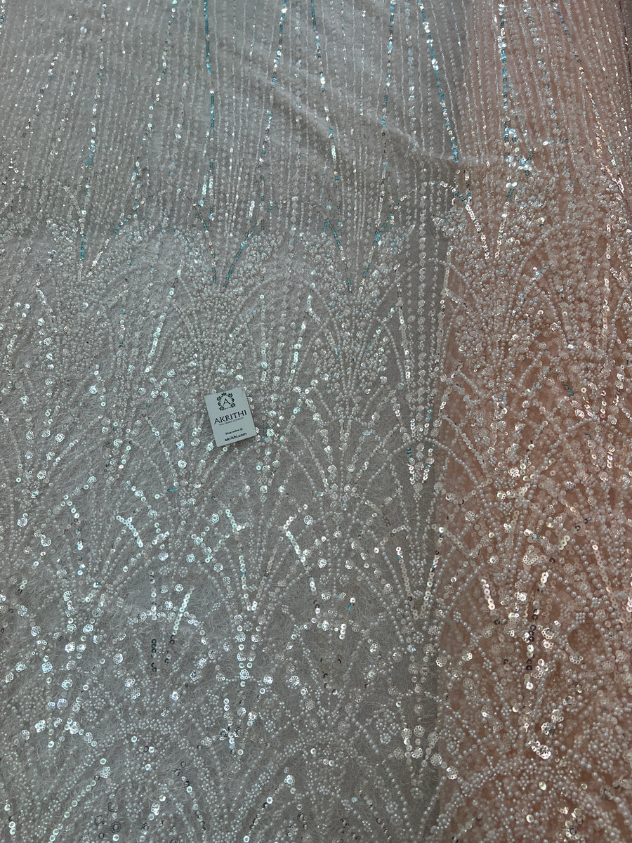 Heavy Embroidered net fabric