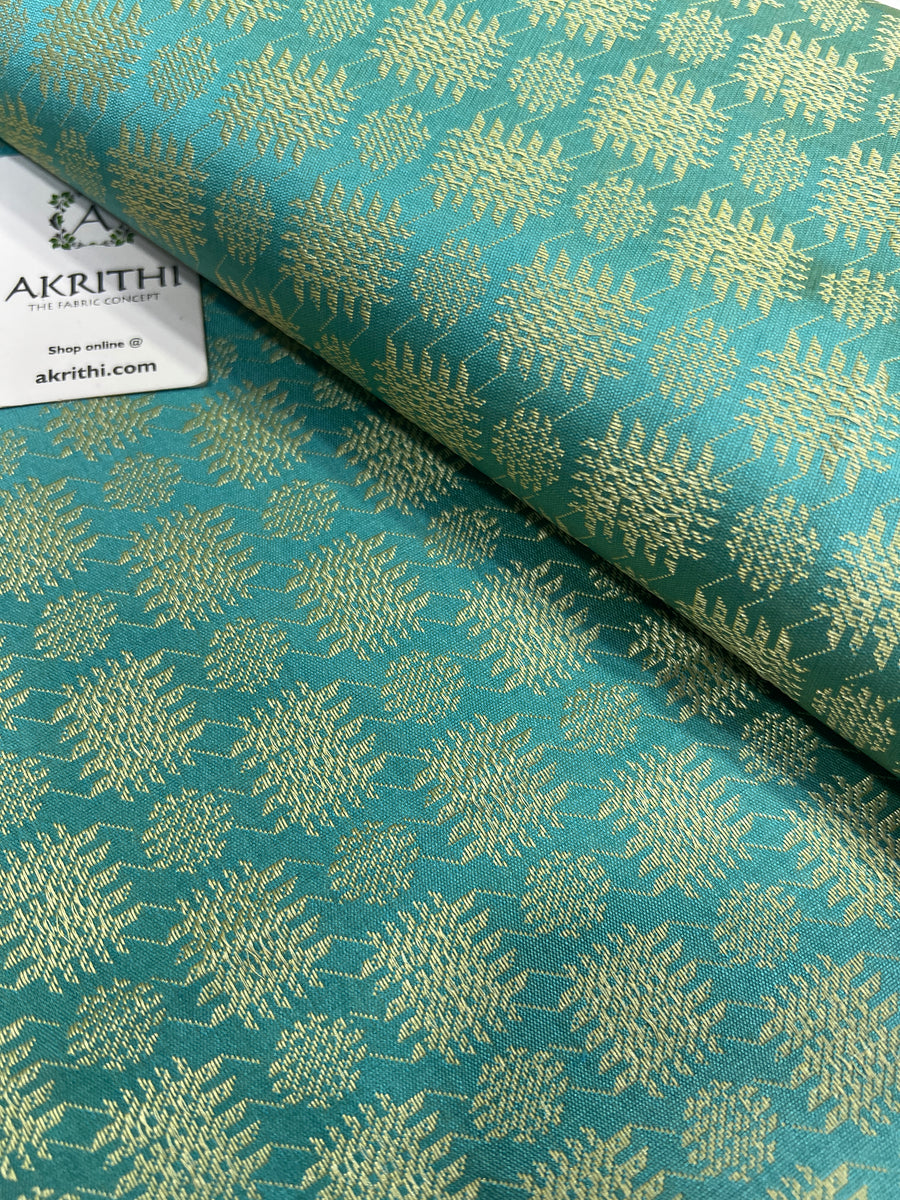 Pure Banarasi jacquard fabric