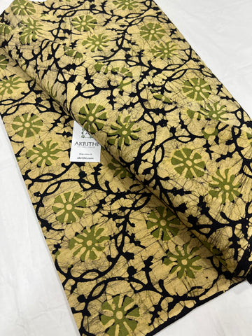 Batik printed pure cotton fabric