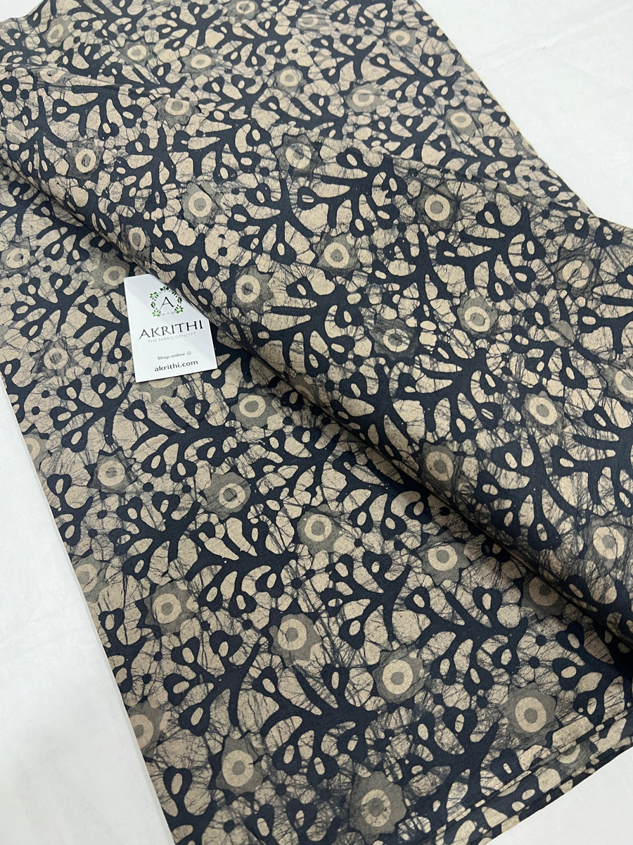 Batik printed pure cotton fabric