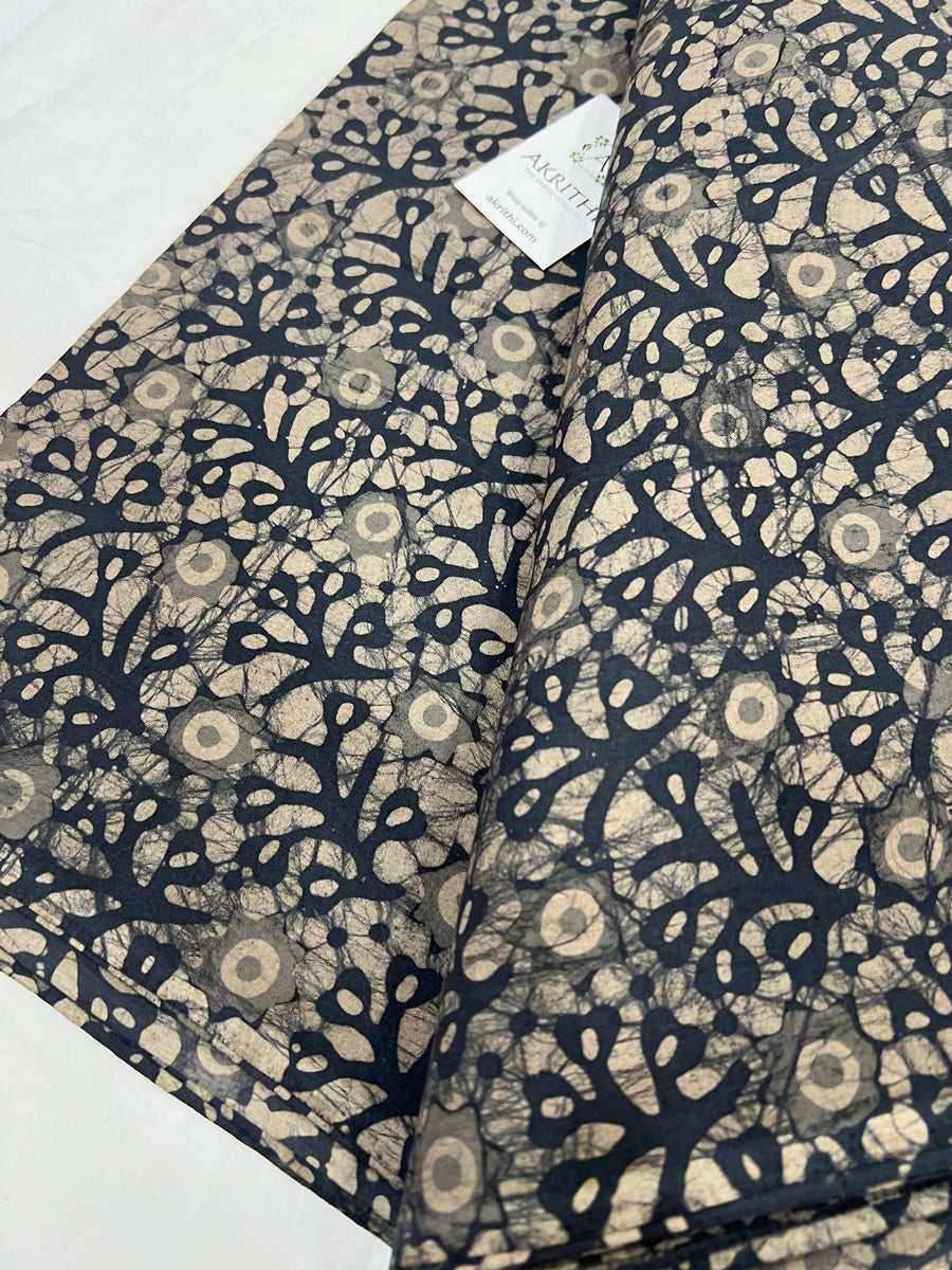 Batik printed pure cotton fabric