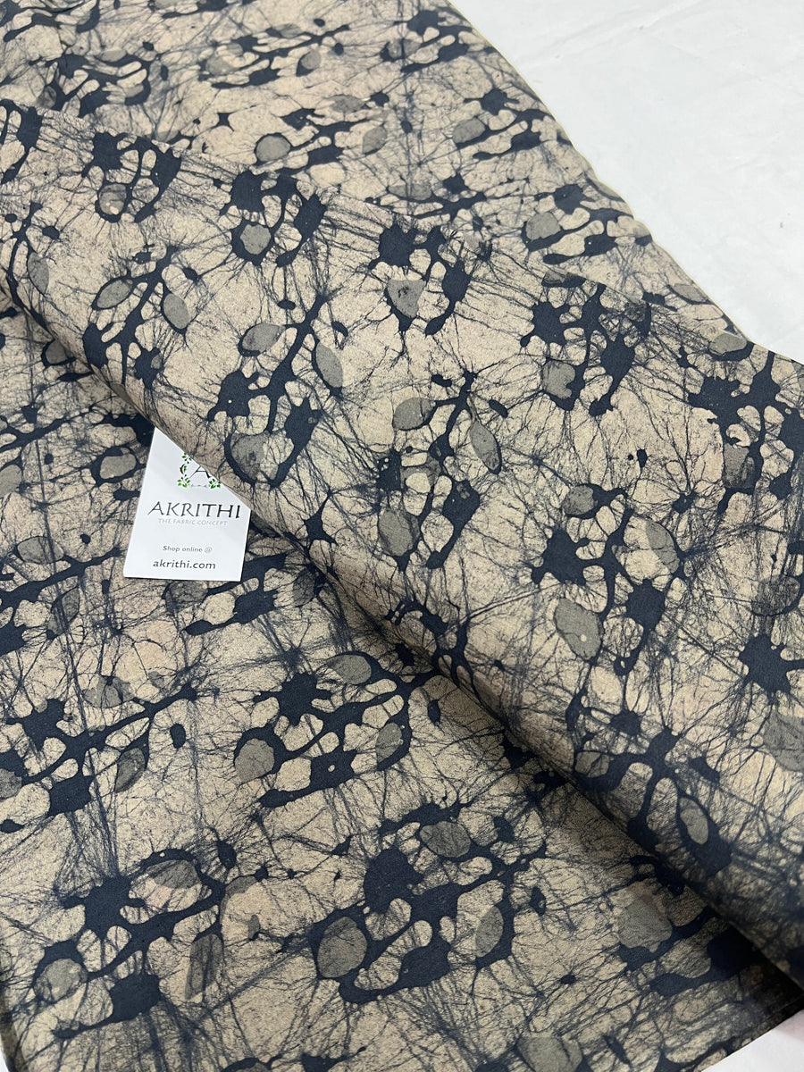 Batik printed pure cotton fabric