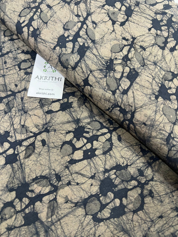 Batik printed pure cotton fabric