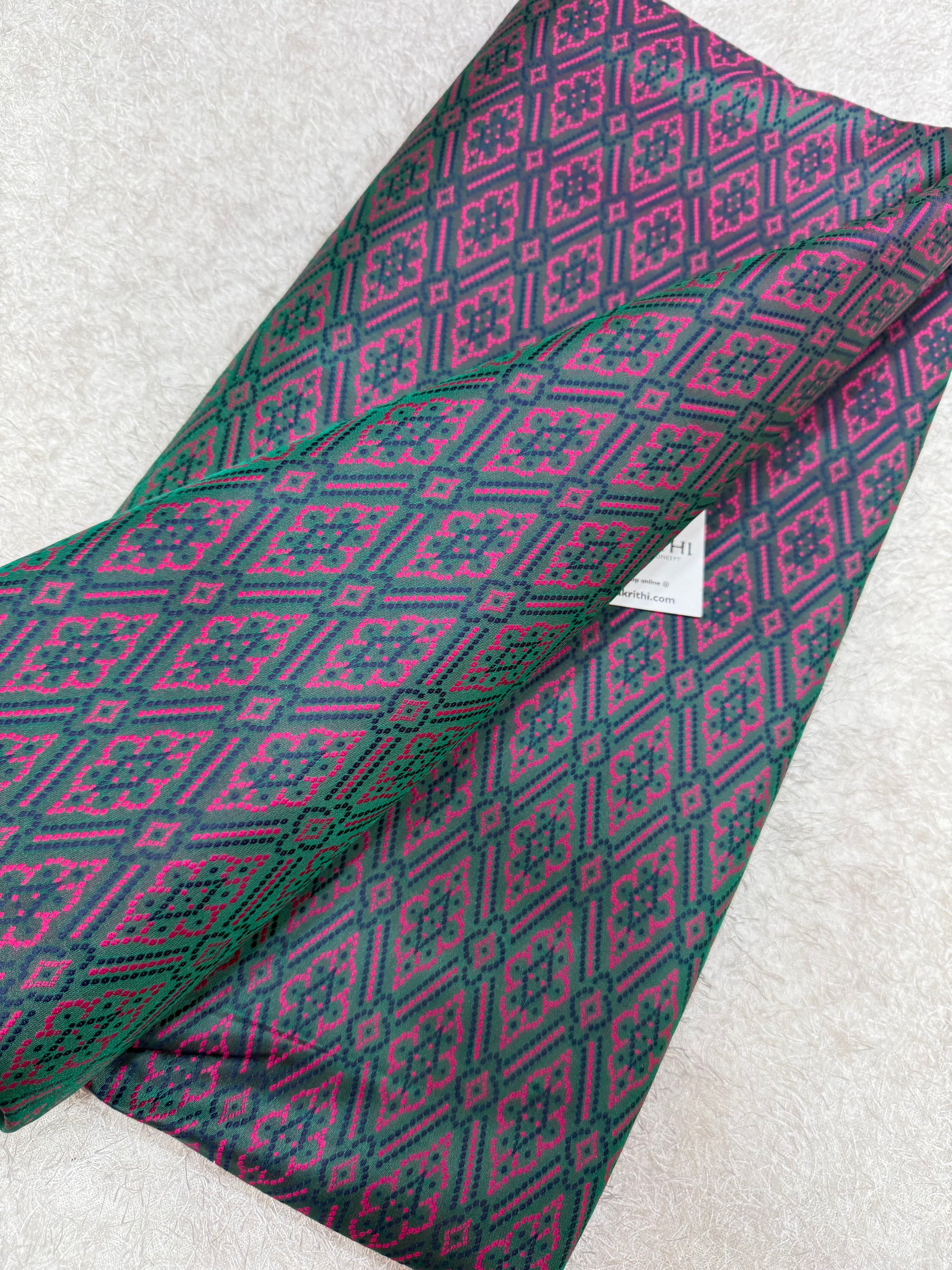 Pure Banarasi resham brocade fabric