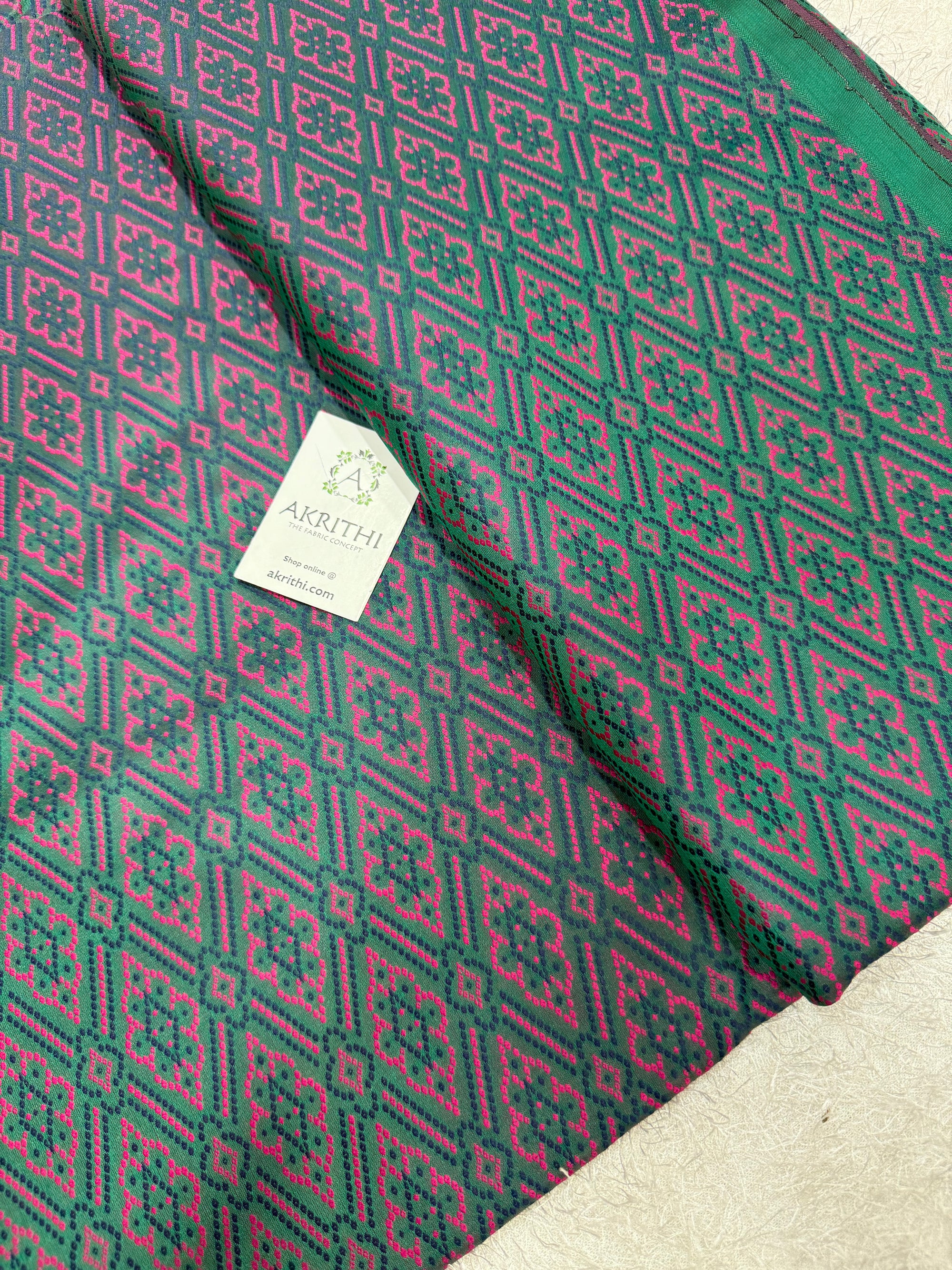 Pure Banarasi resham brocade fabric