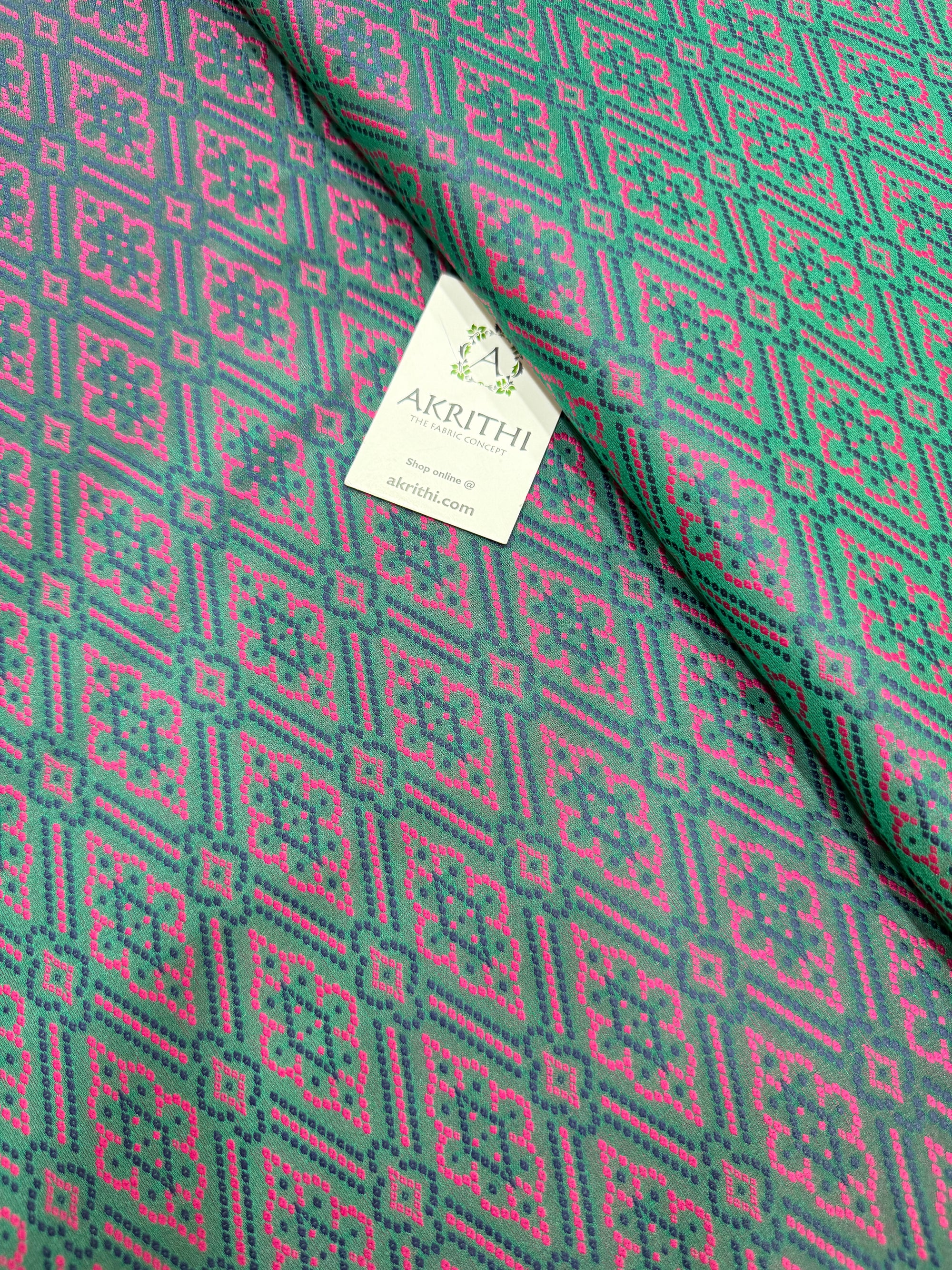 Pure Banarasi resham brocade fabric