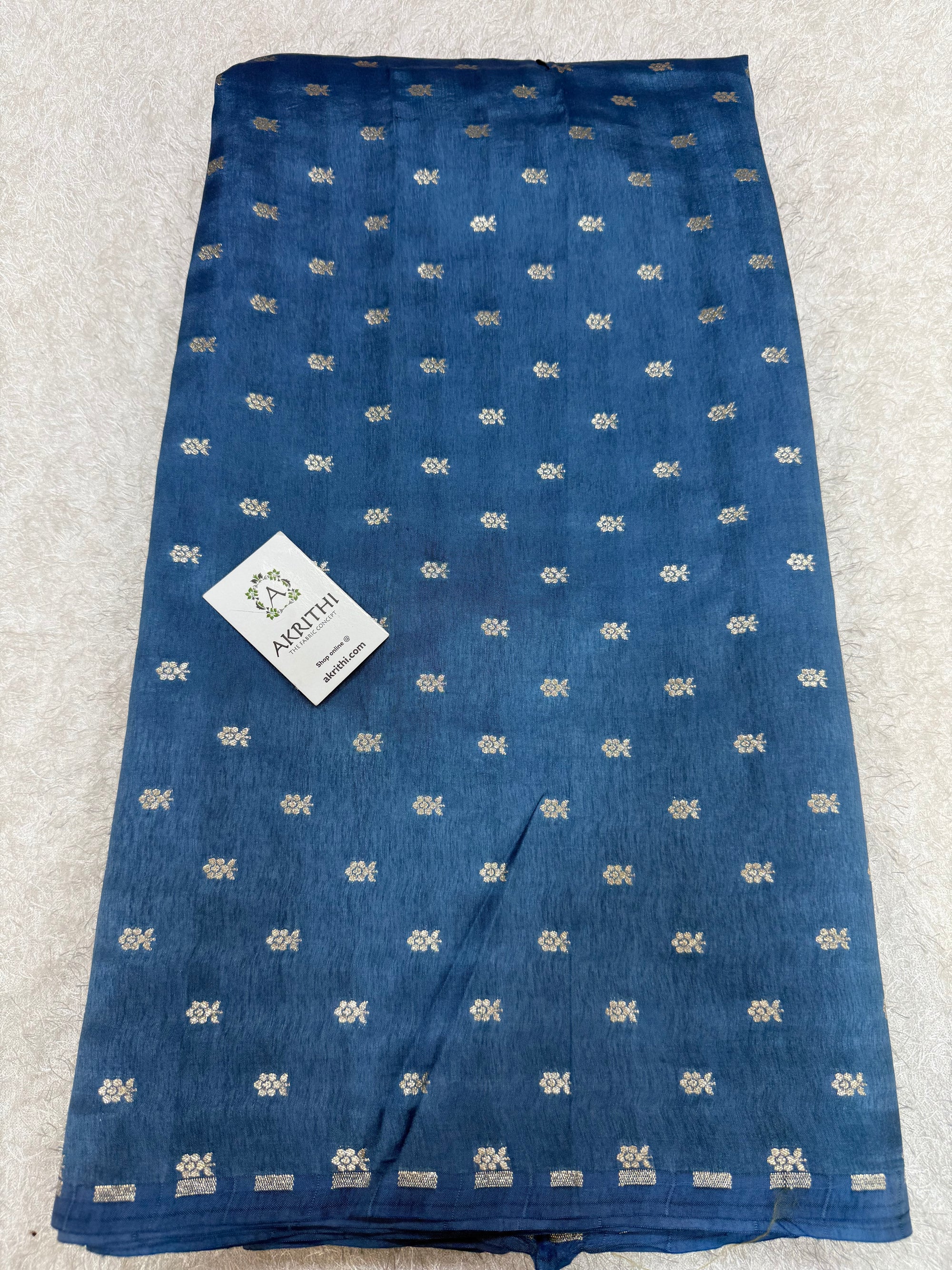 Pure silk Banarasi brocade fabric