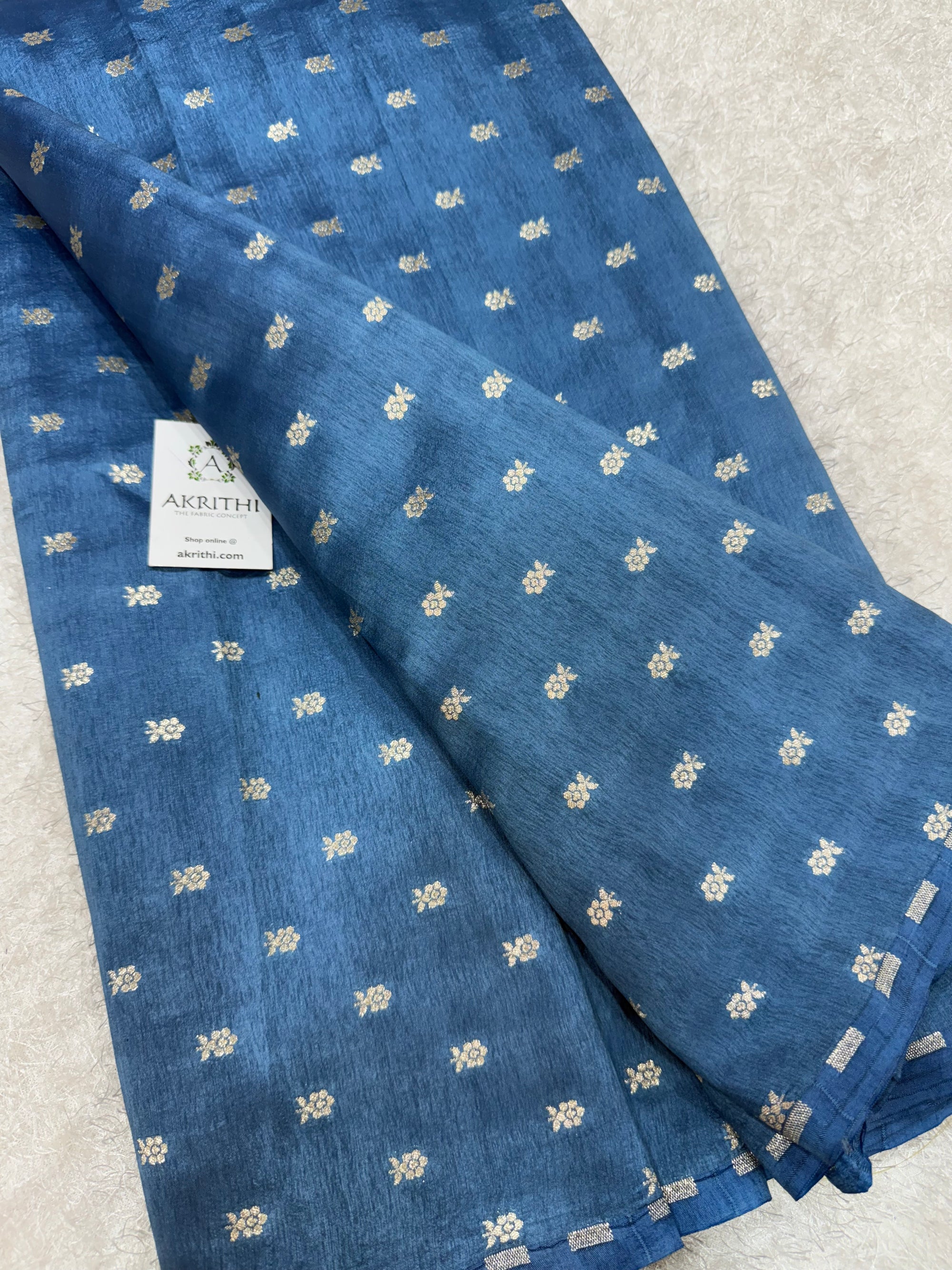 Pure silk Banarasi brocade fabric