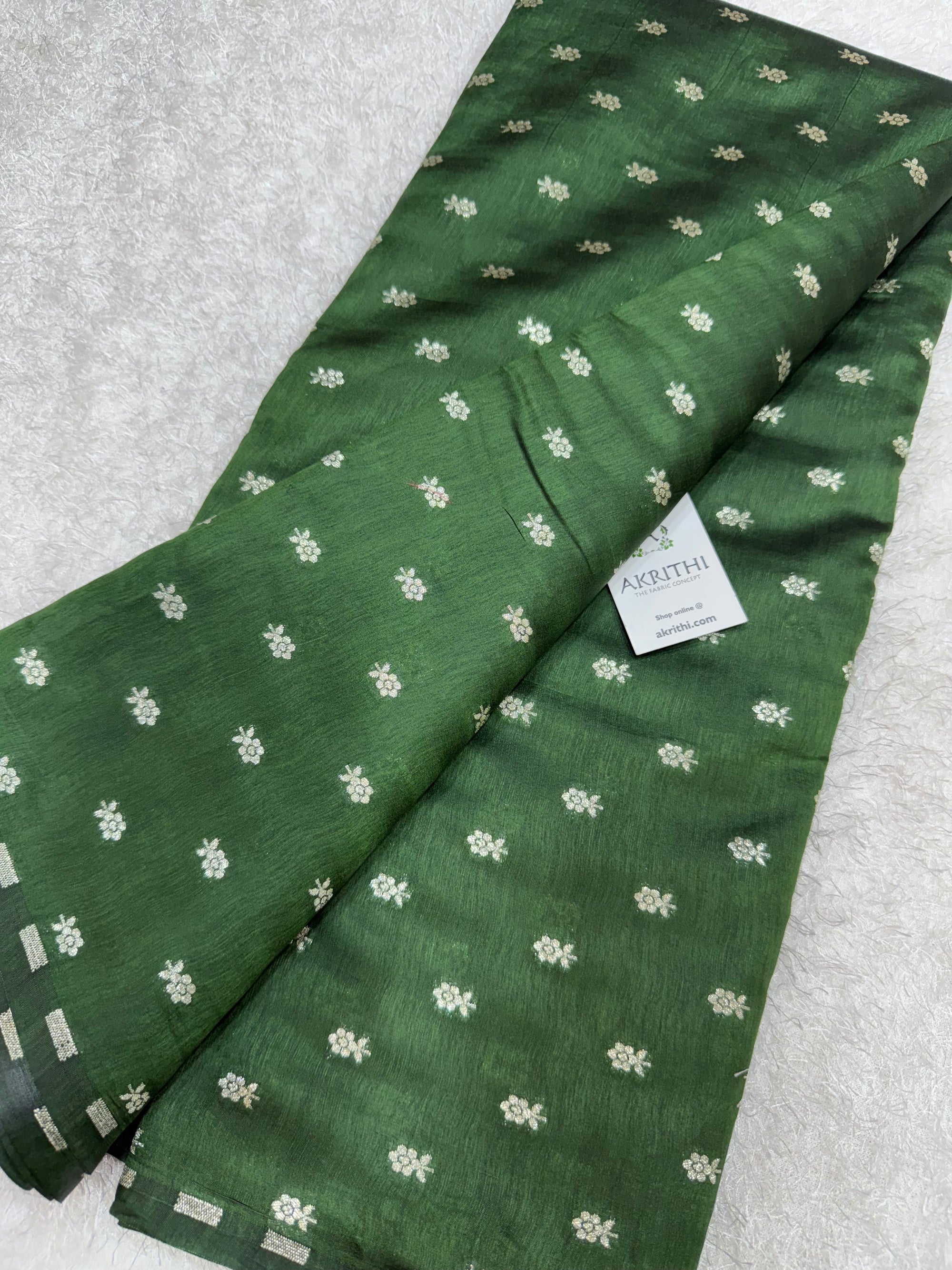 Pure silk Banarasi brocade fabric