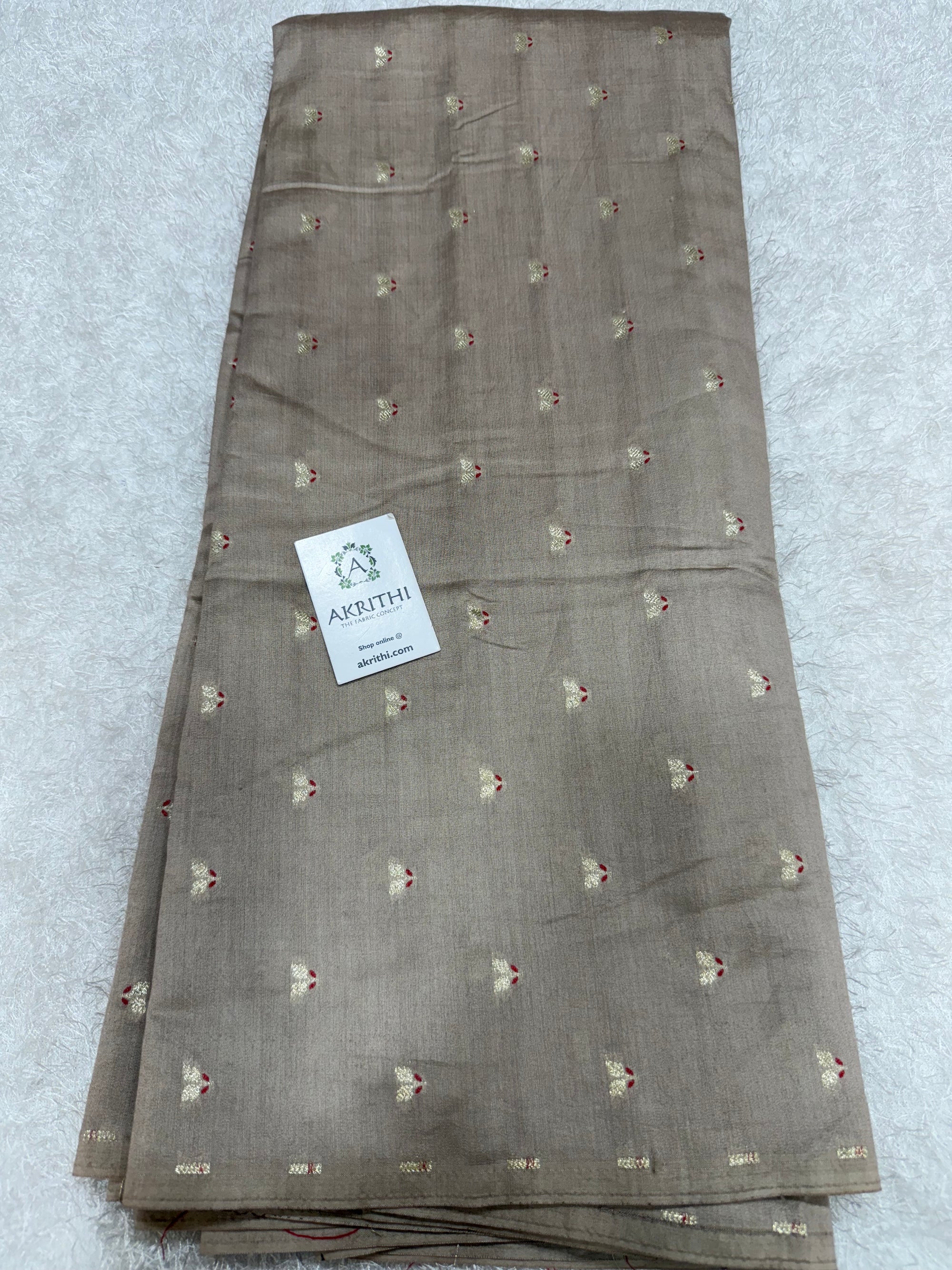 Pure Banarasi brocade mulberry fabric