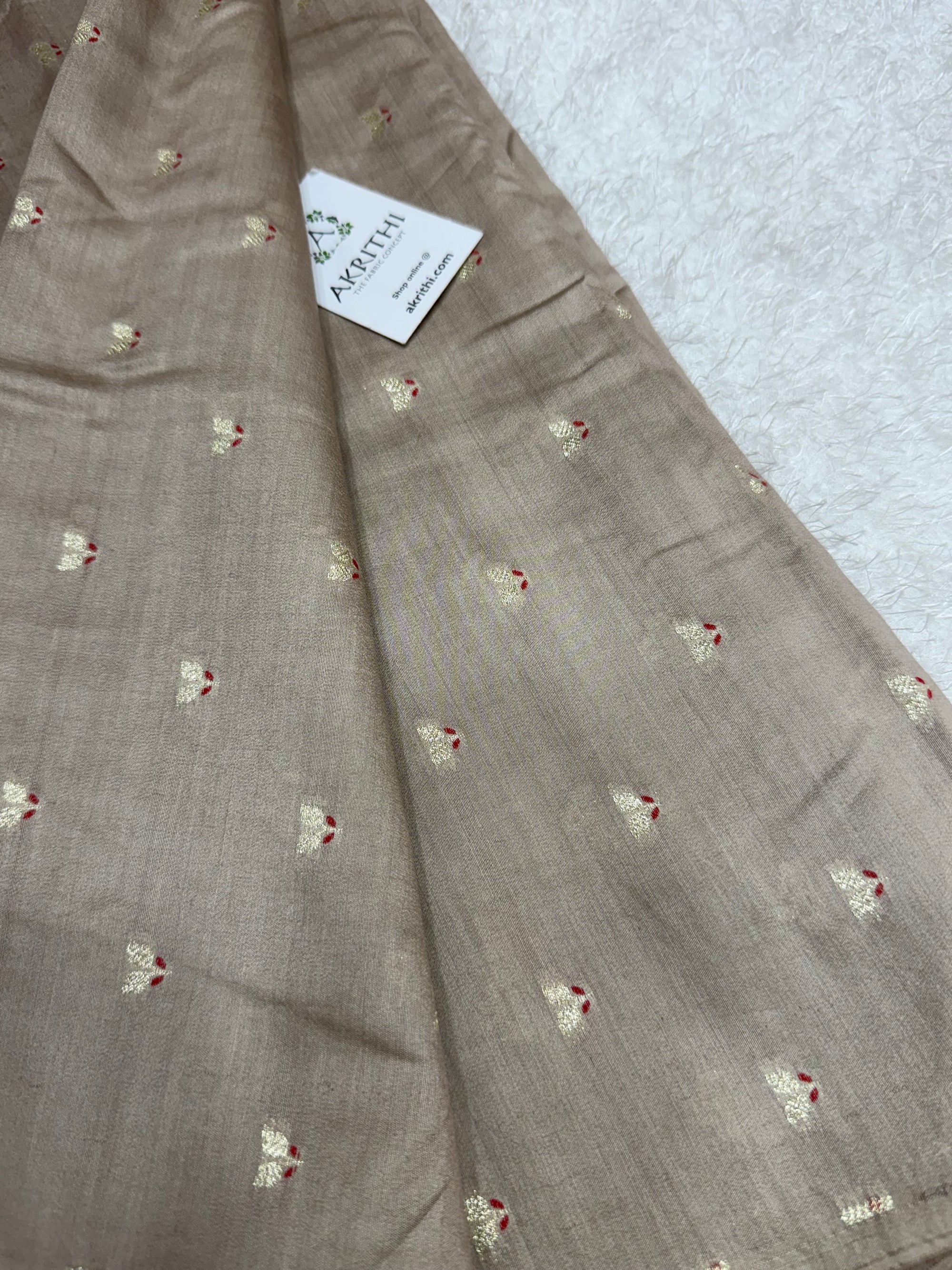 Pure Banarasi brocade mulberry fabric