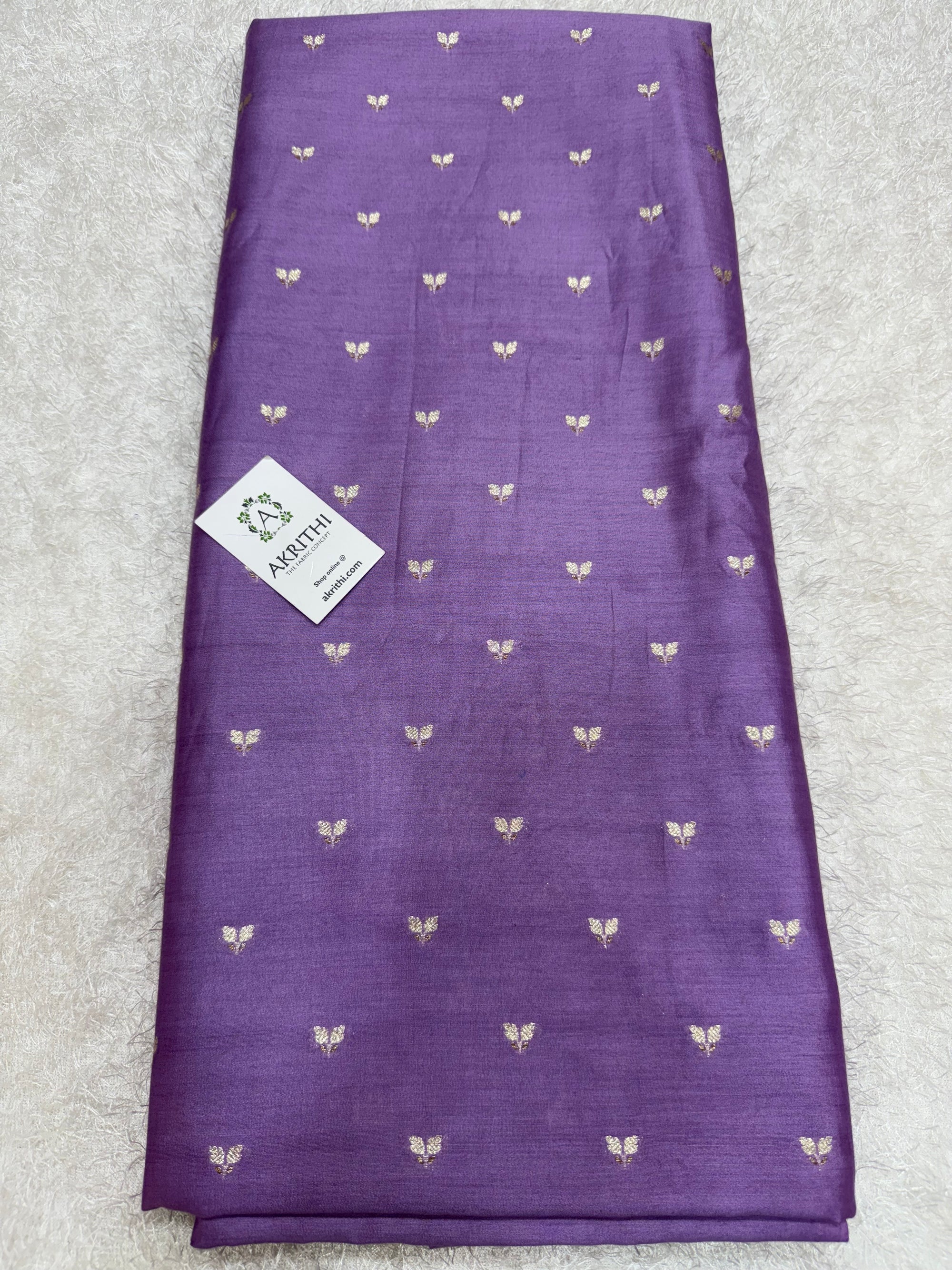 Pure Banarasi brocade mulberry fabric