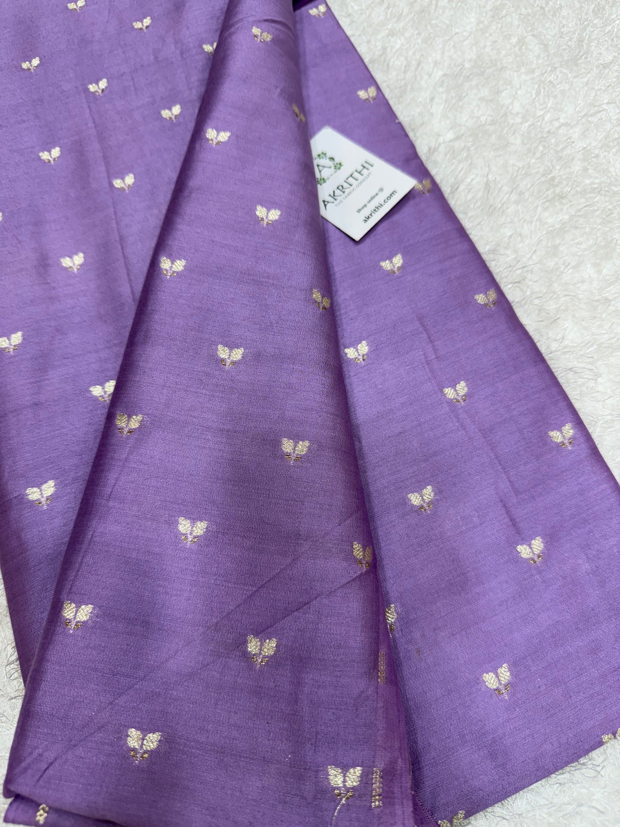 Pure Banarasi brocade mulberry fabric
