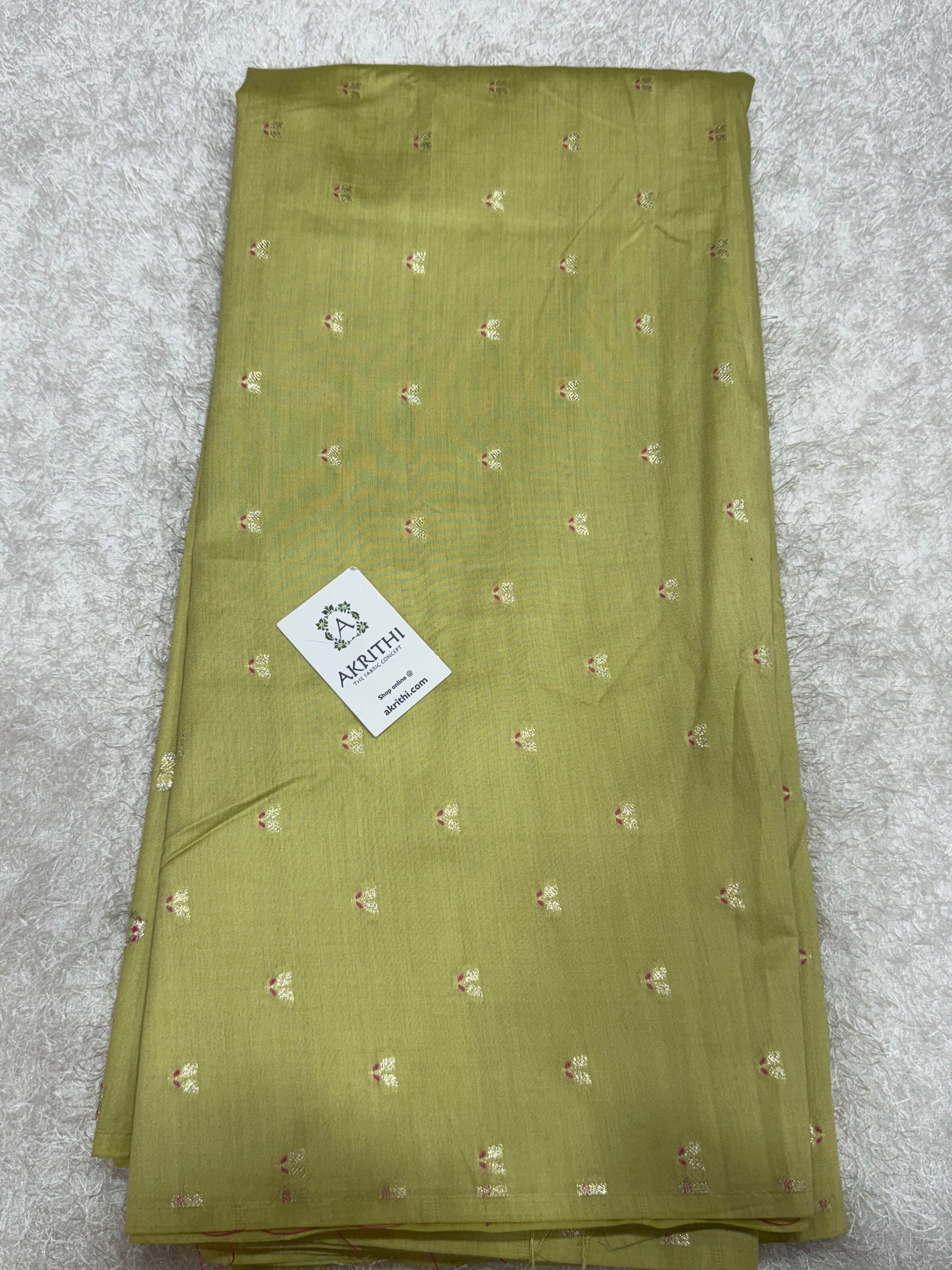 Pure Banarasi brocade mulberry fabric