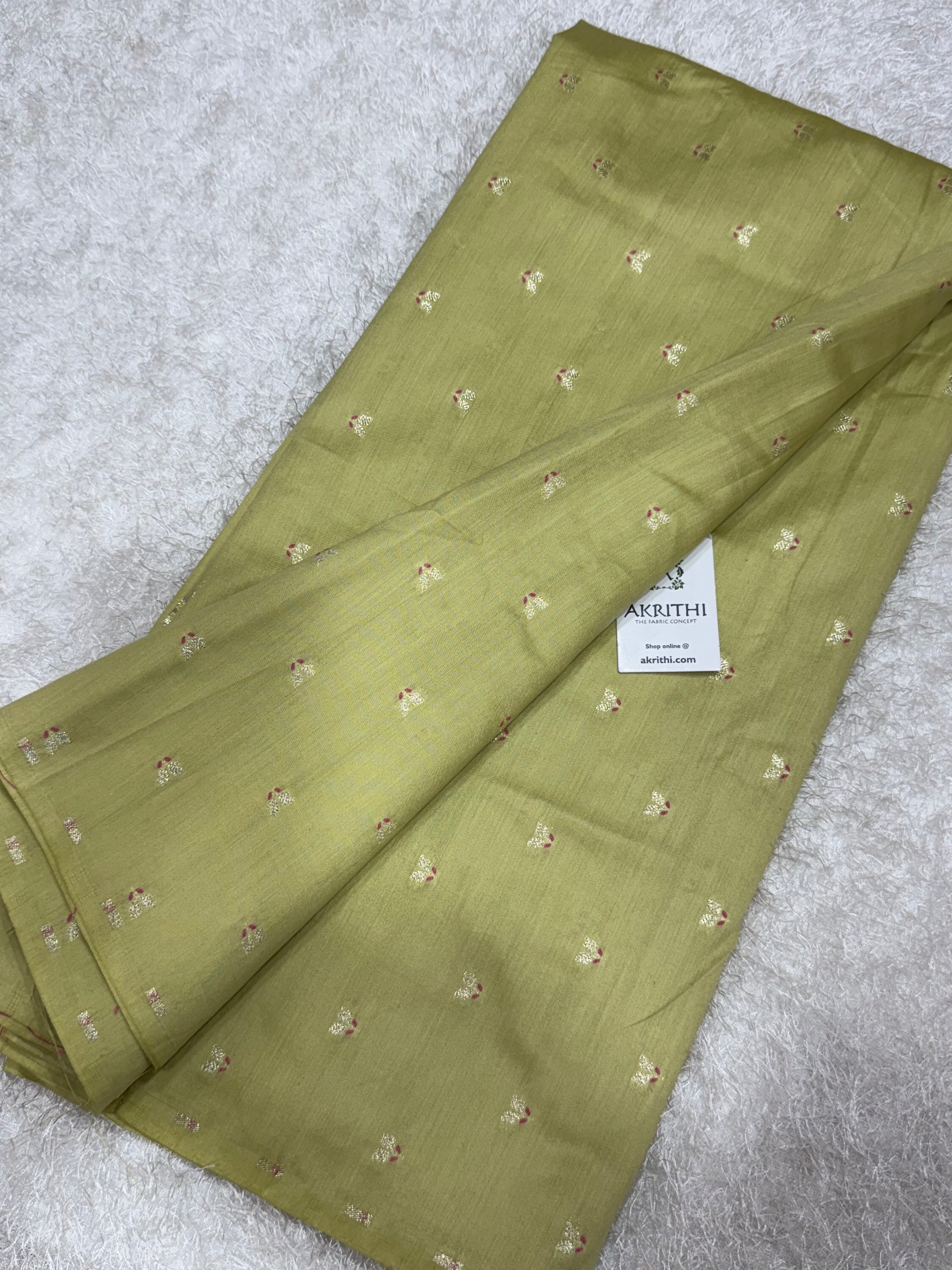 Pure Banarasi brocade mulberry fabric