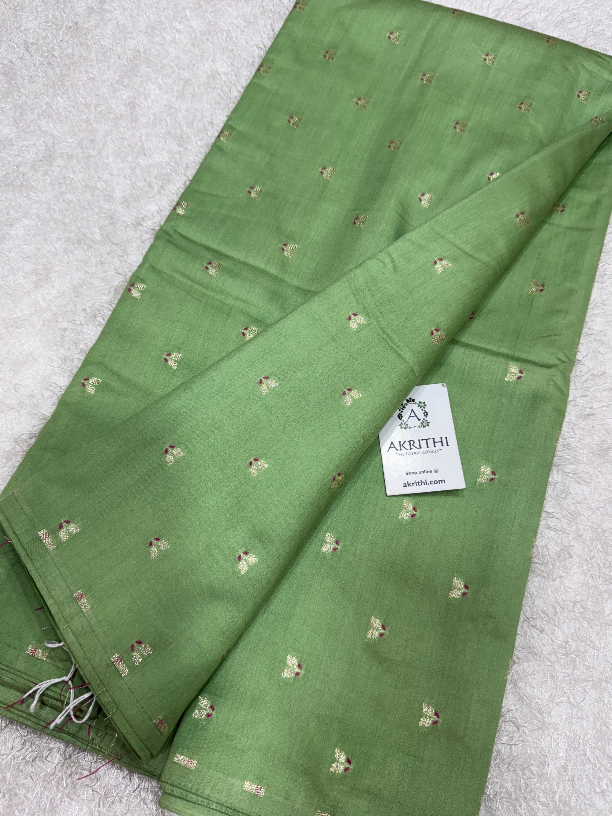 Pure Banarasi brocade mulberry fabric
