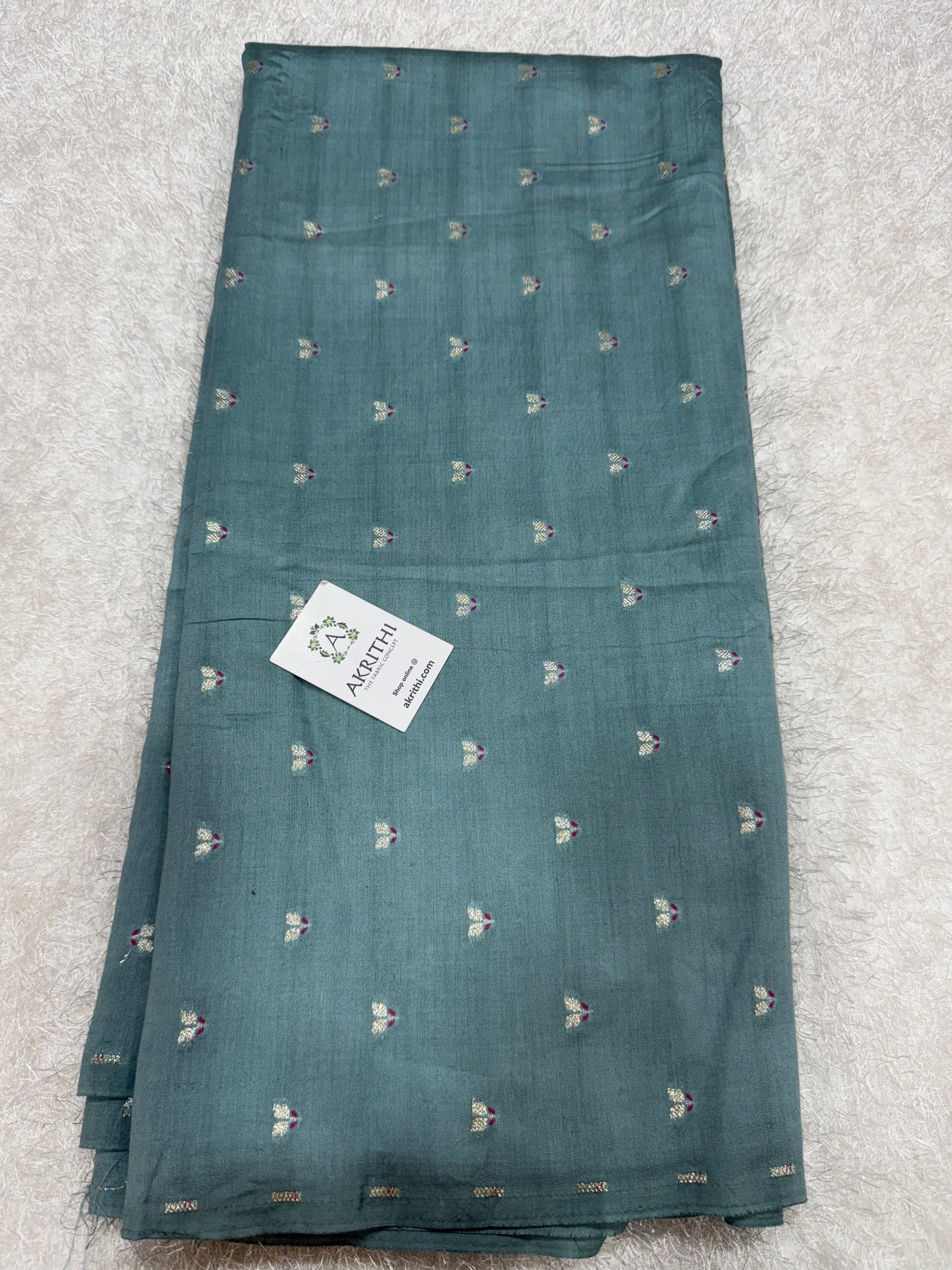 Pure Banarasi brocade mulberry fabric