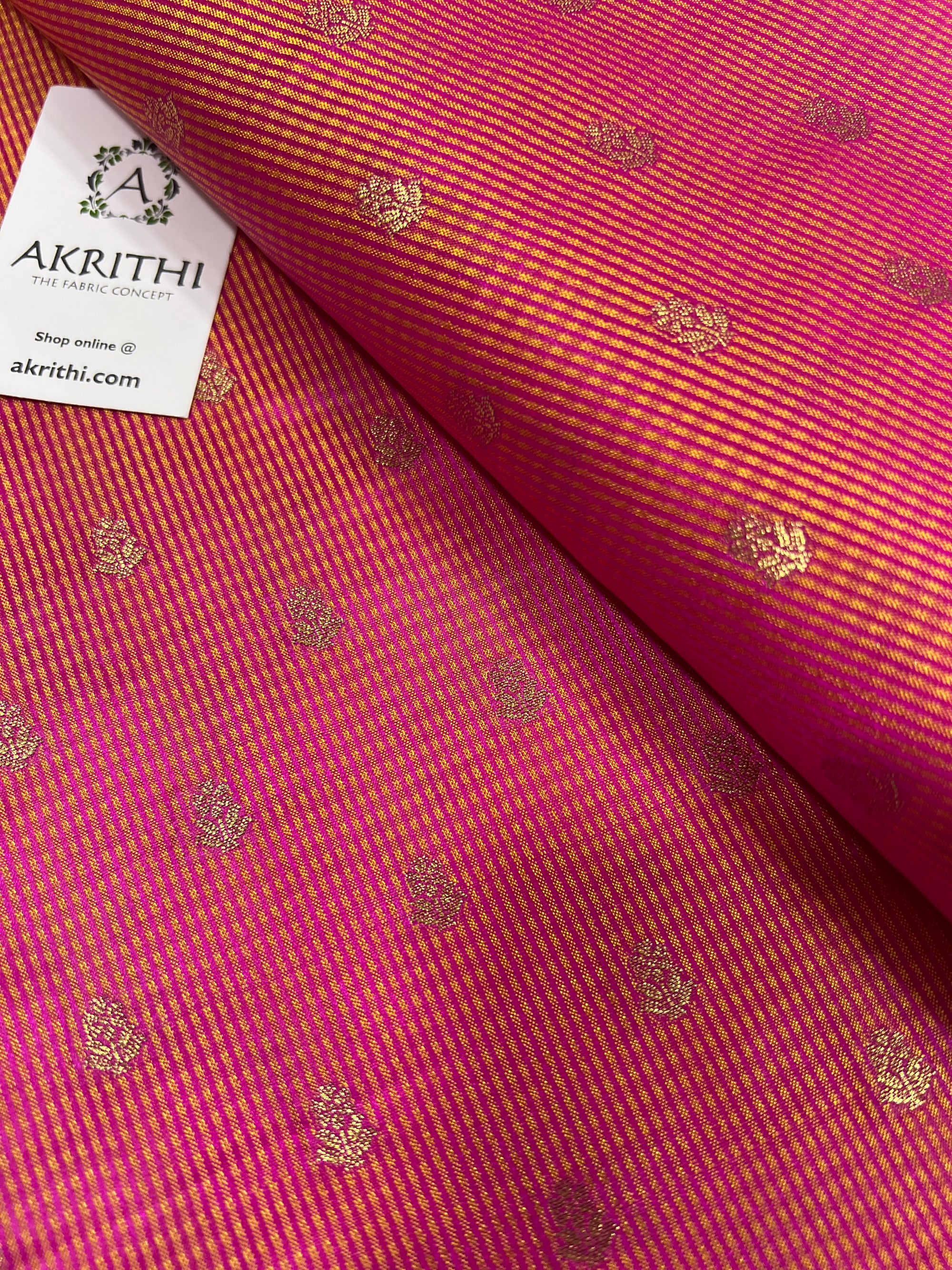 Pure Banarasi brocade fabric