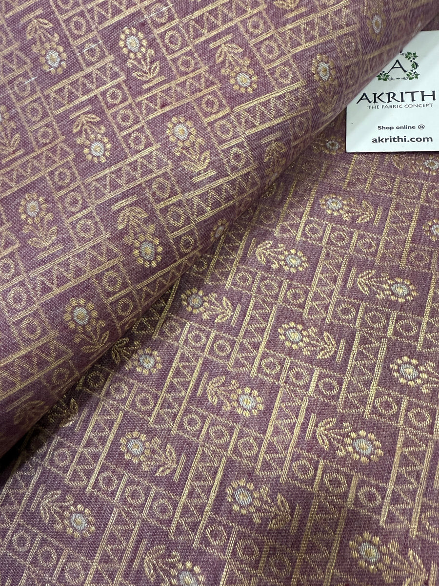 Pure Banarasi jacquard fabric