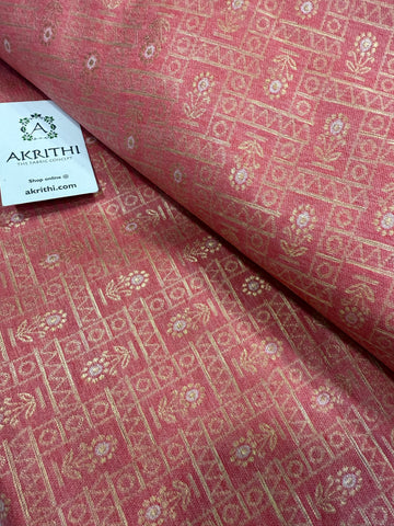 Pure Banarasi jacquard fabric