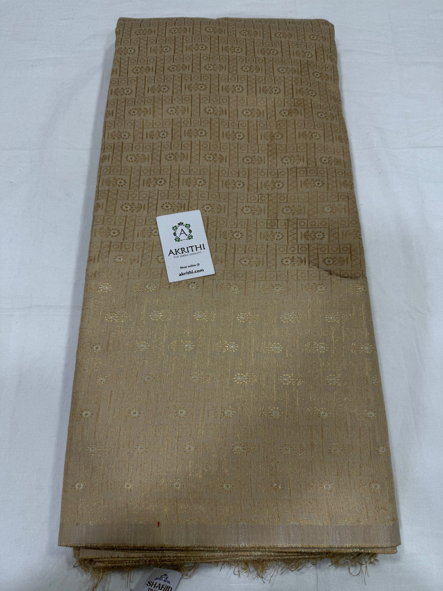 Pure Banarasi jacquard fabric