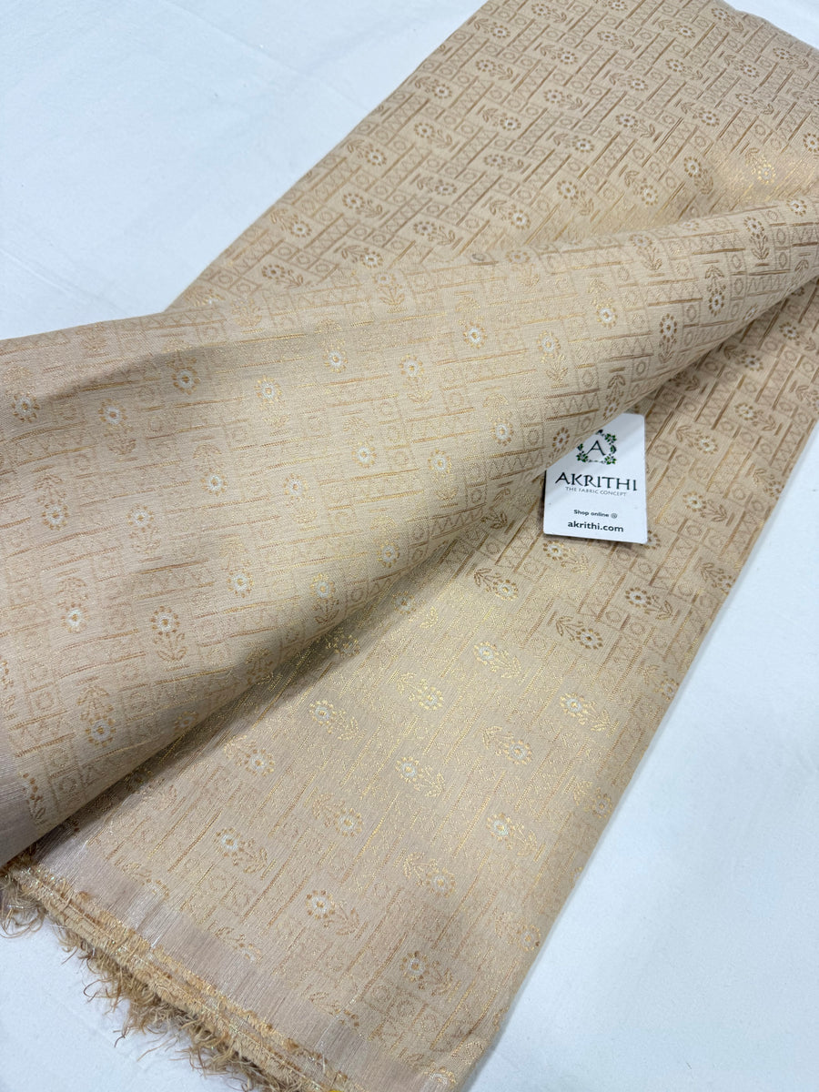 Pure Banarasi jacquard fabric