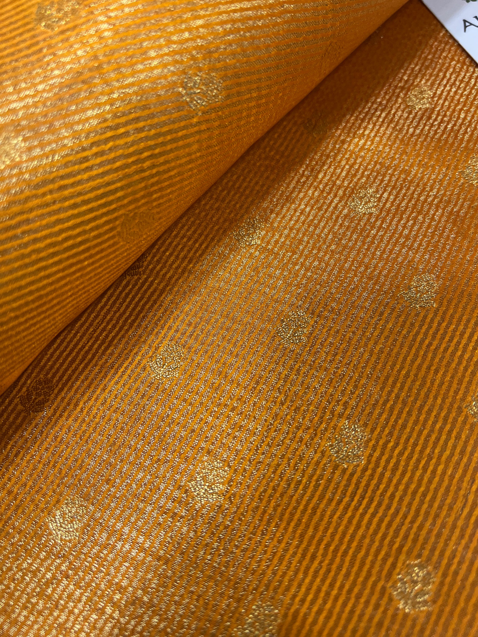 Pure tissue Banarasi brocade fabric