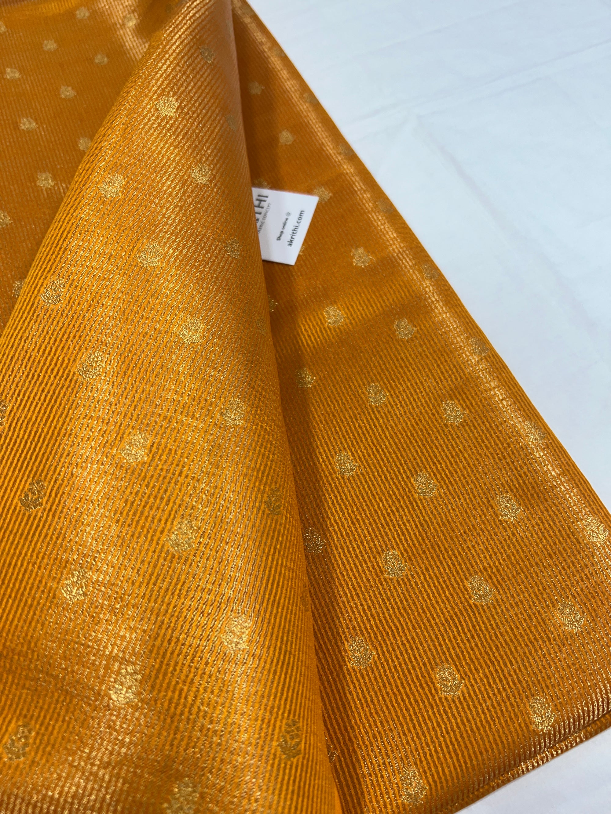 Pure tissue Banarasi brocade fabric