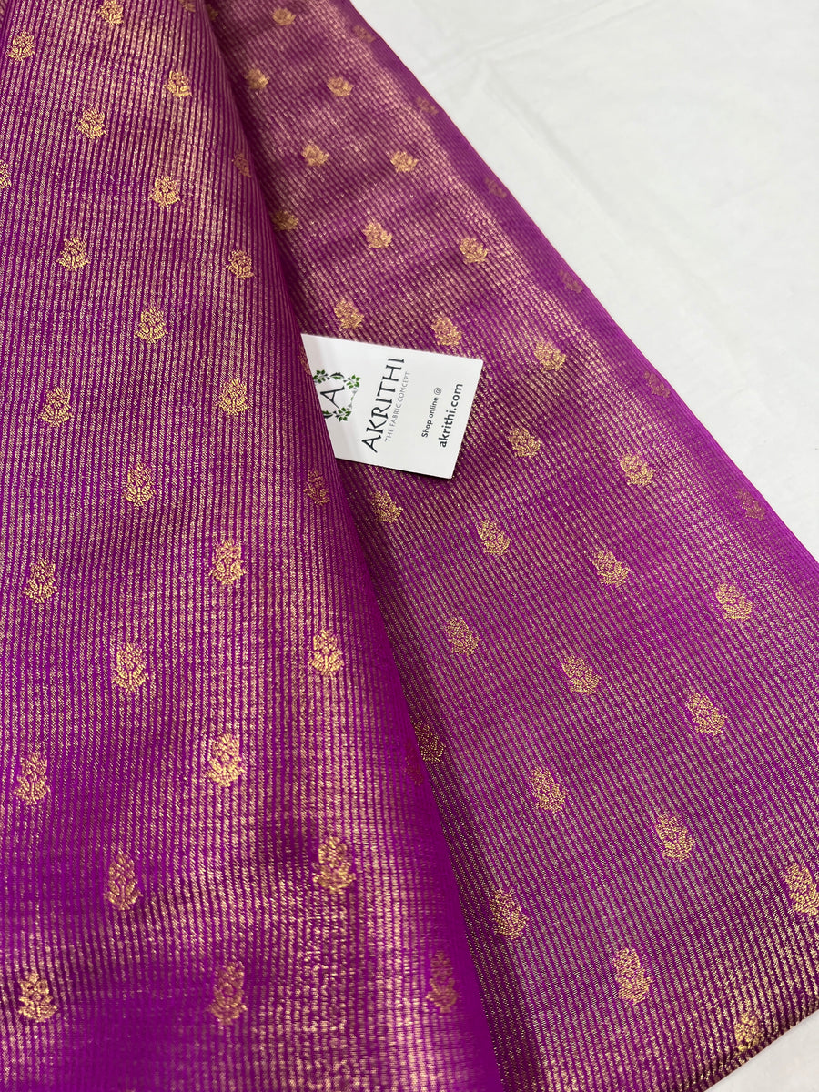 Pure tissue Banarasi brocade fabric