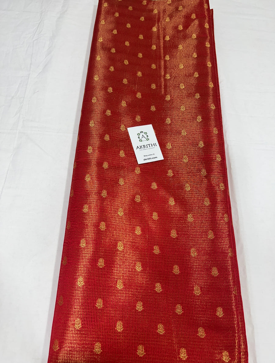 Pure tissue Banarasi brocade fabric