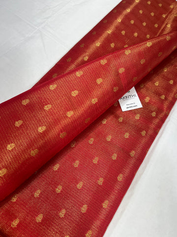 Pure tissue Banarasi brocade fabric