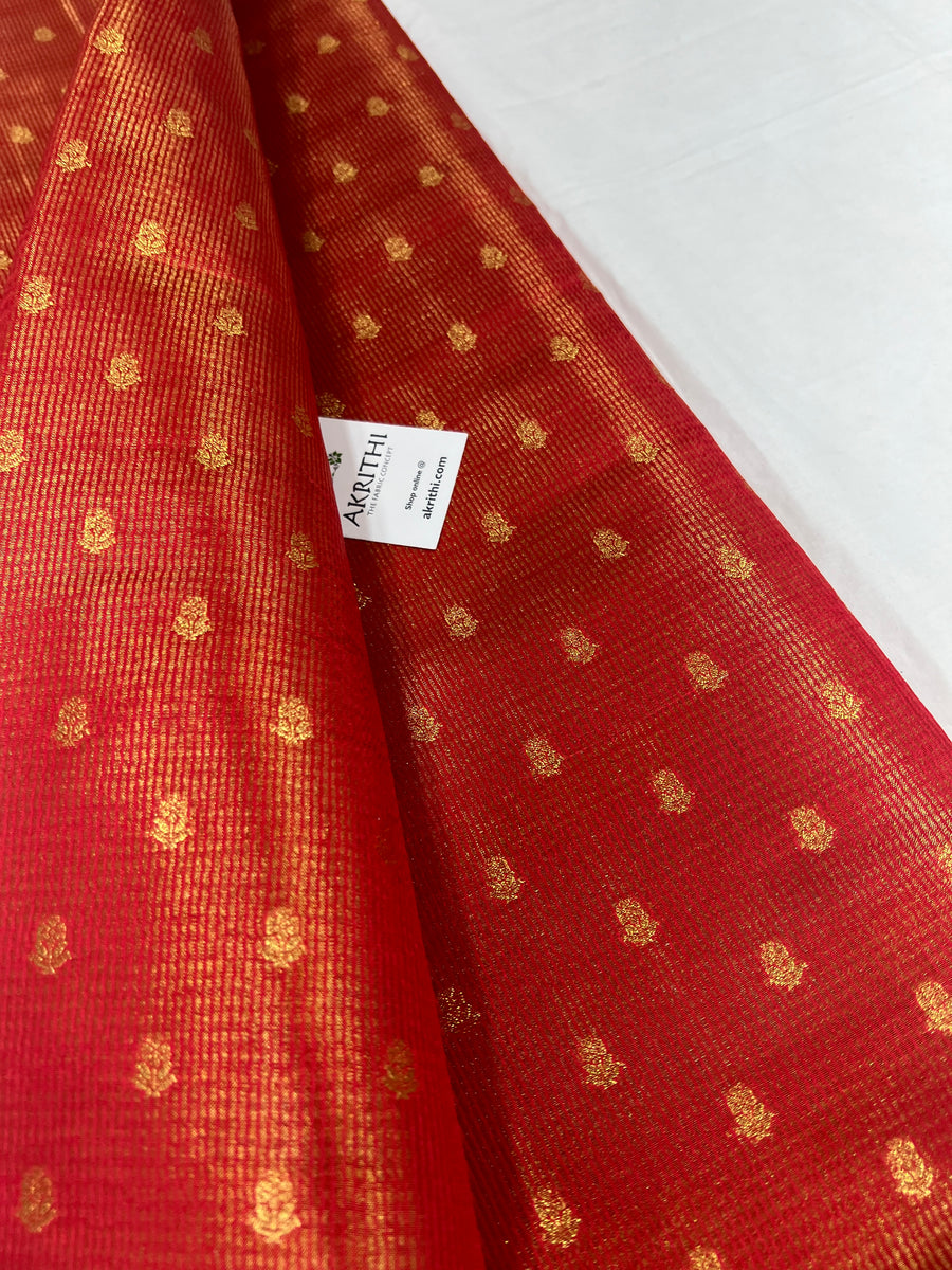 Pure tissue Banarasi brocade fabric