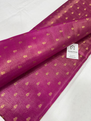 Pure tissue Banarasi brocade fabric