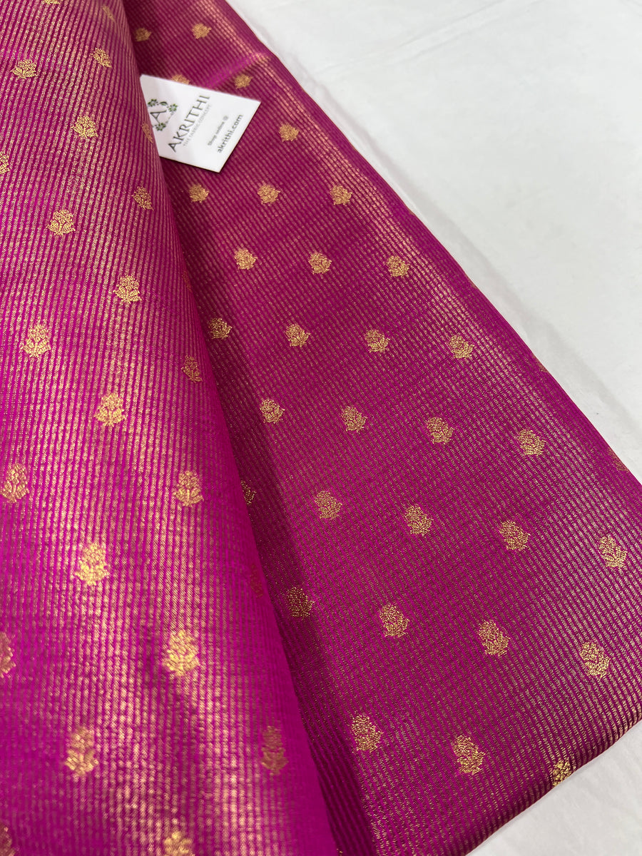 Pure tissue Banarasi brocade fabric