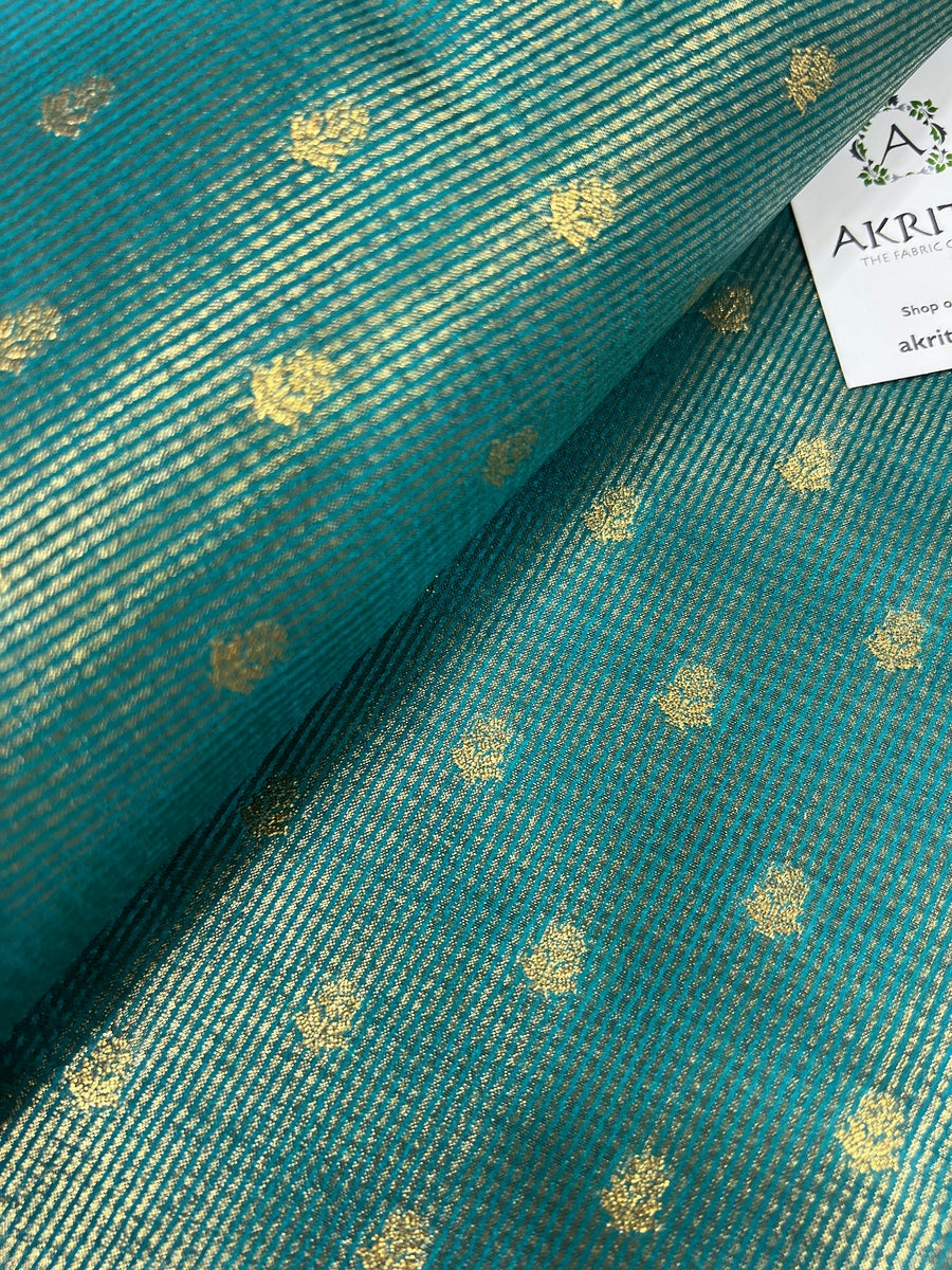 Pure tissue Banarasi brocade fabric